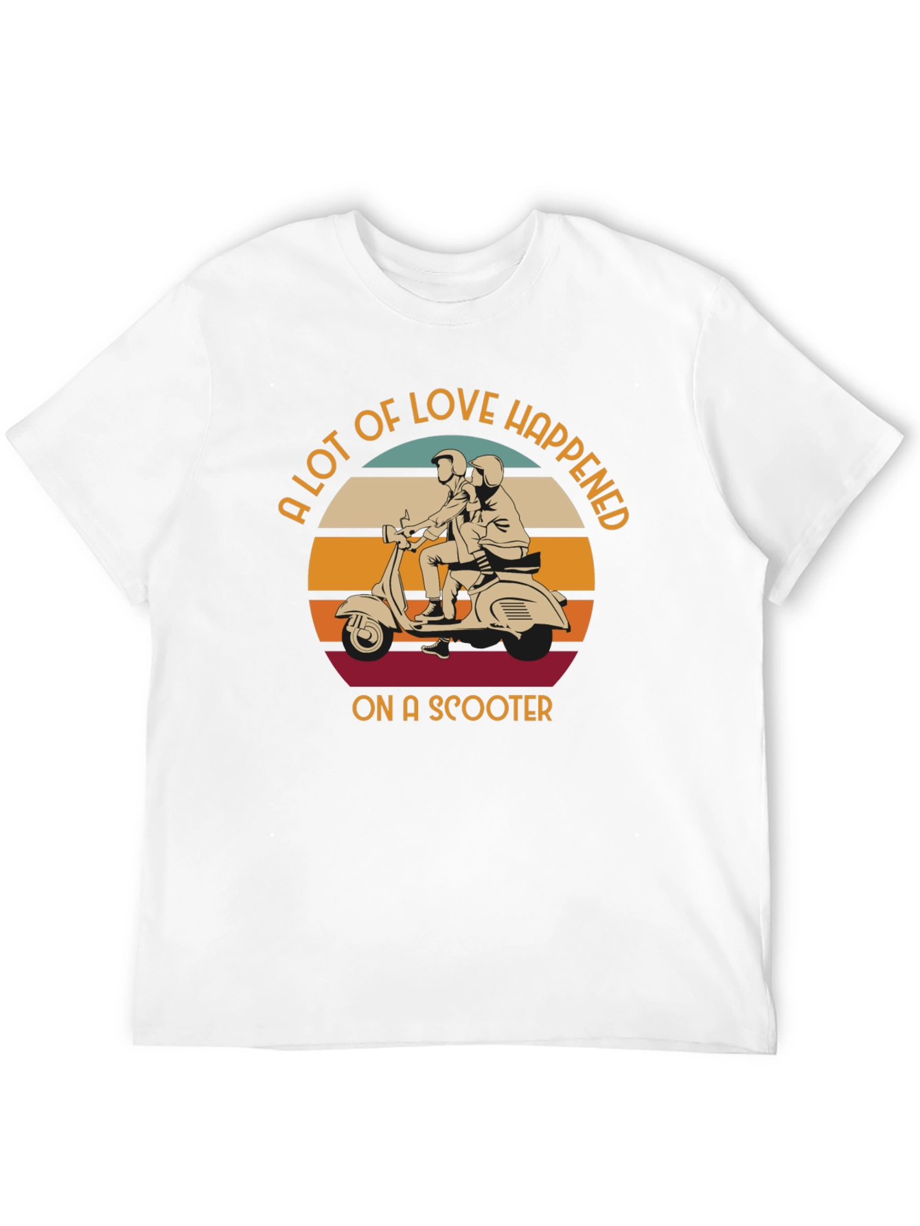 Love Happened on a Scooter T-Shirt