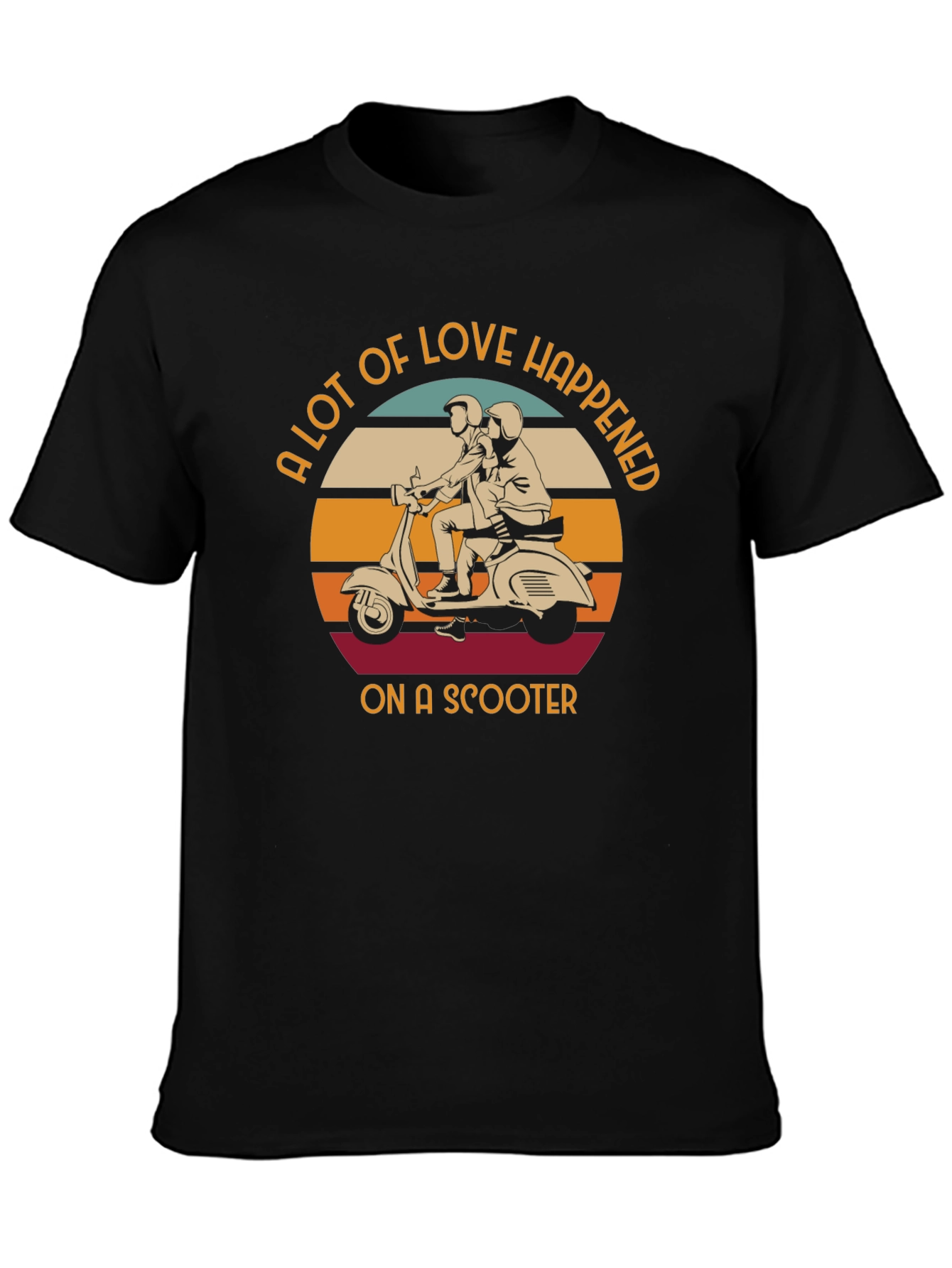 Love Happened on a Scooter T-Shirt