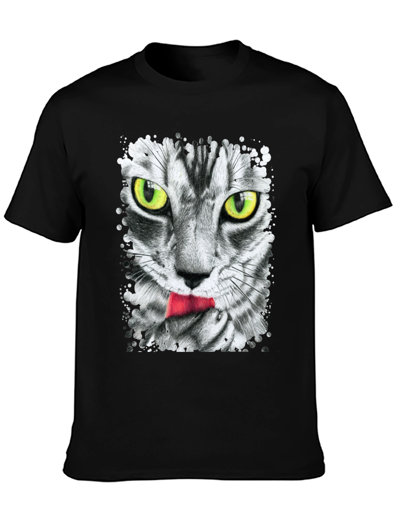 Cool Cat Tongue T-Shirt