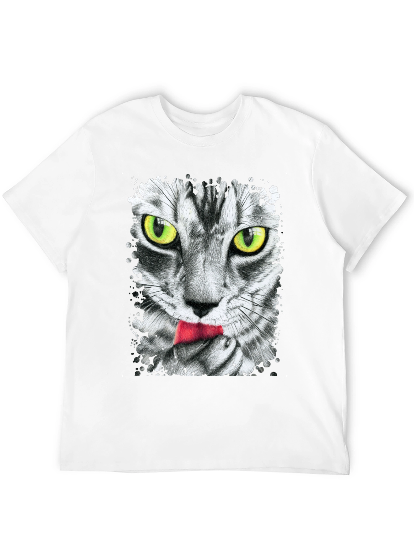 Cool Cat Tongue T-Shirt