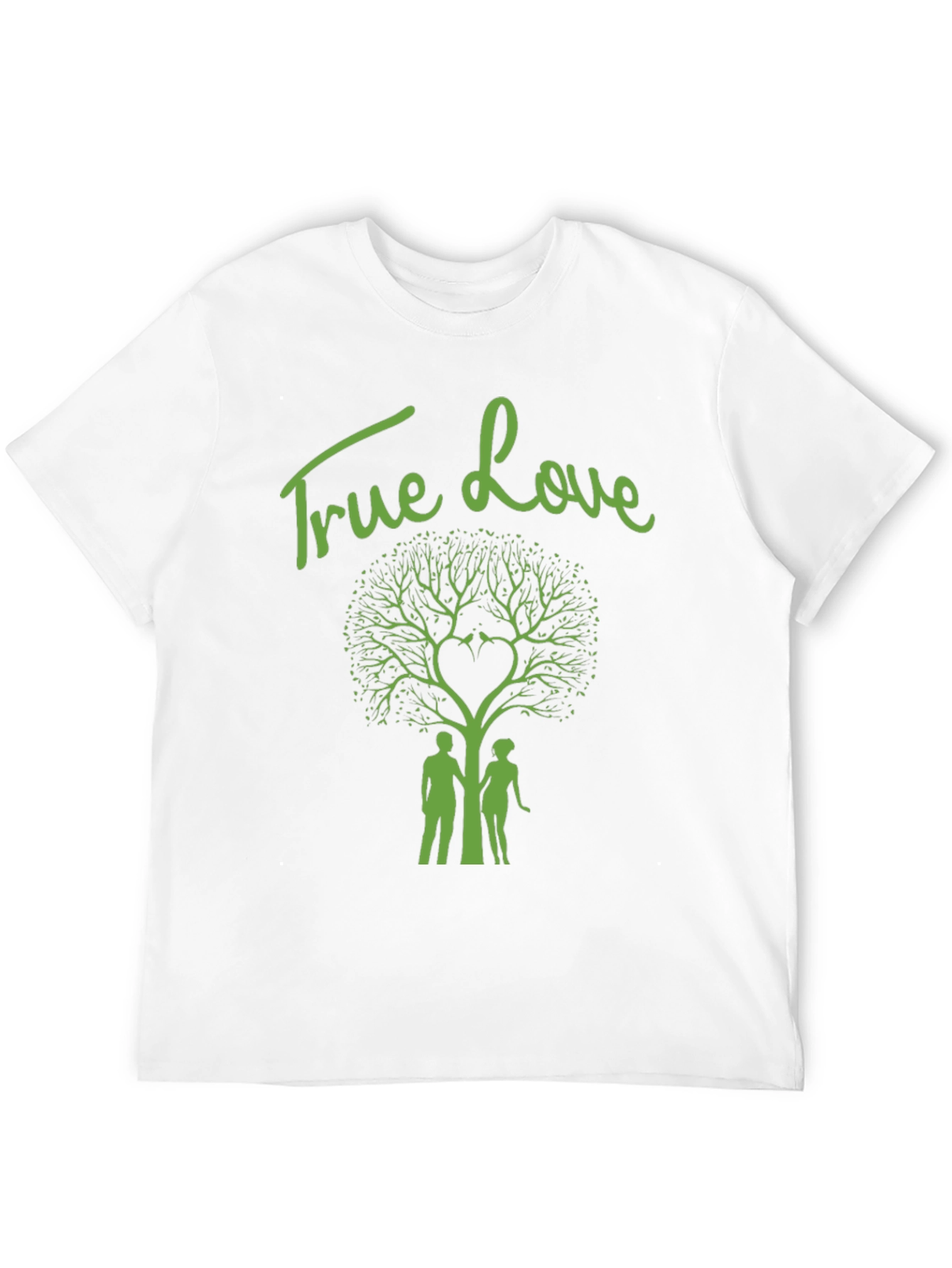 True Love Tree Graphic Tee - Stylish Black T-Shirt