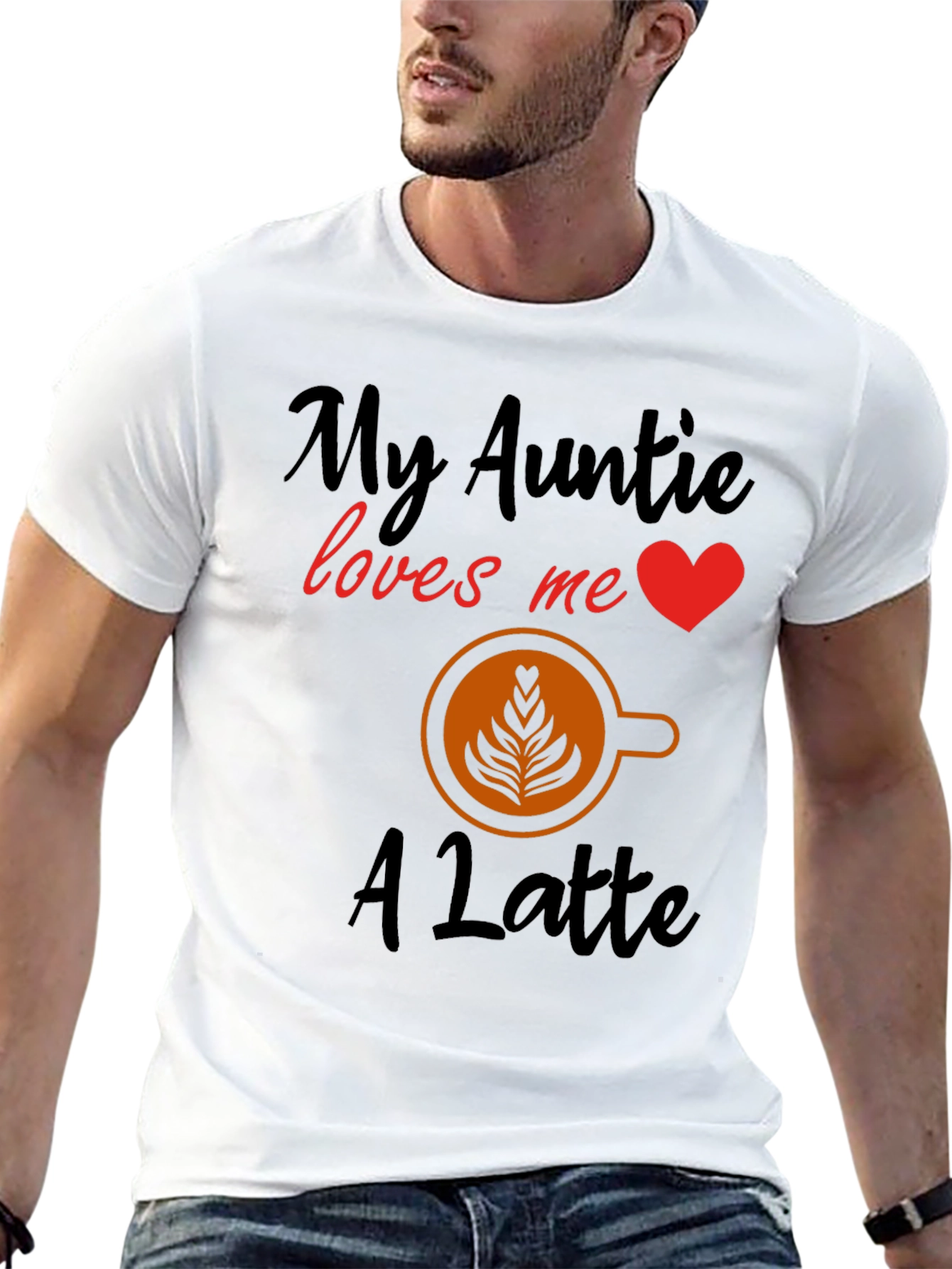 My Auntie Loves Me a Latte T-Shirt