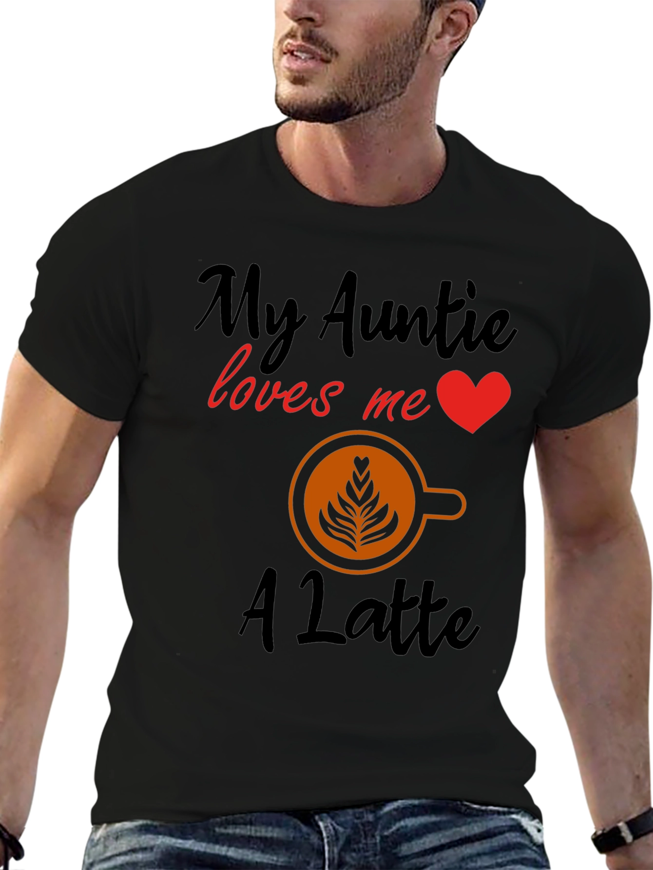 My Auntie Loves Me a Latte T-Shirt