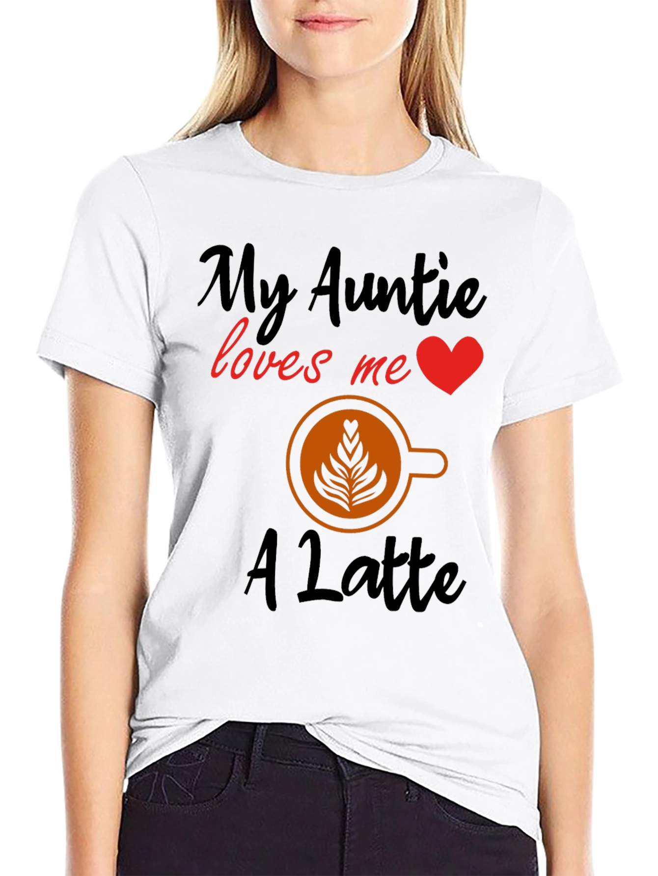 My Auntie Loves Me a Latte T-Shirt