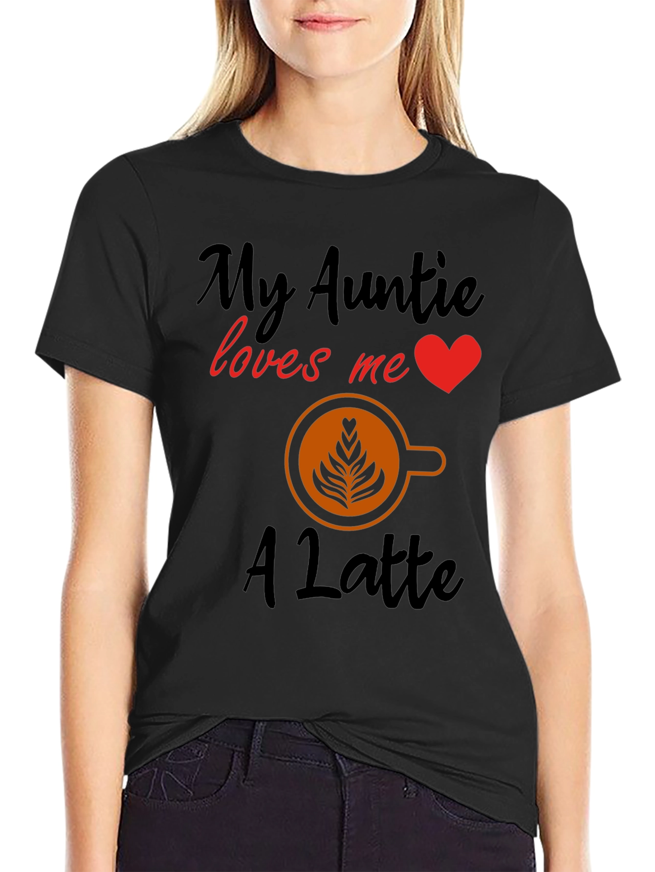 My Auntie Loves Me a Latte T-Shirt