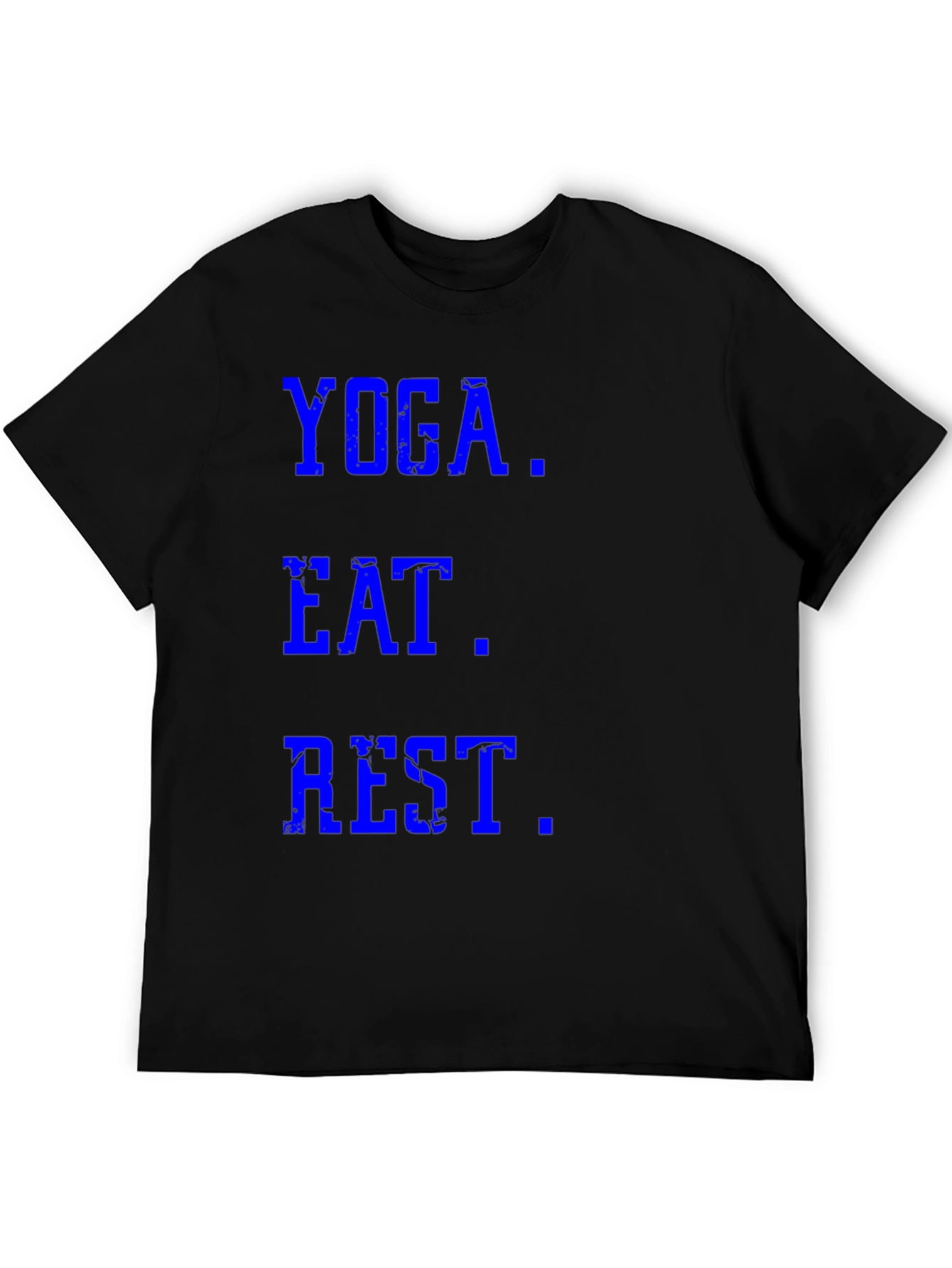 Yoga Eat Rest Black Graphic Tee