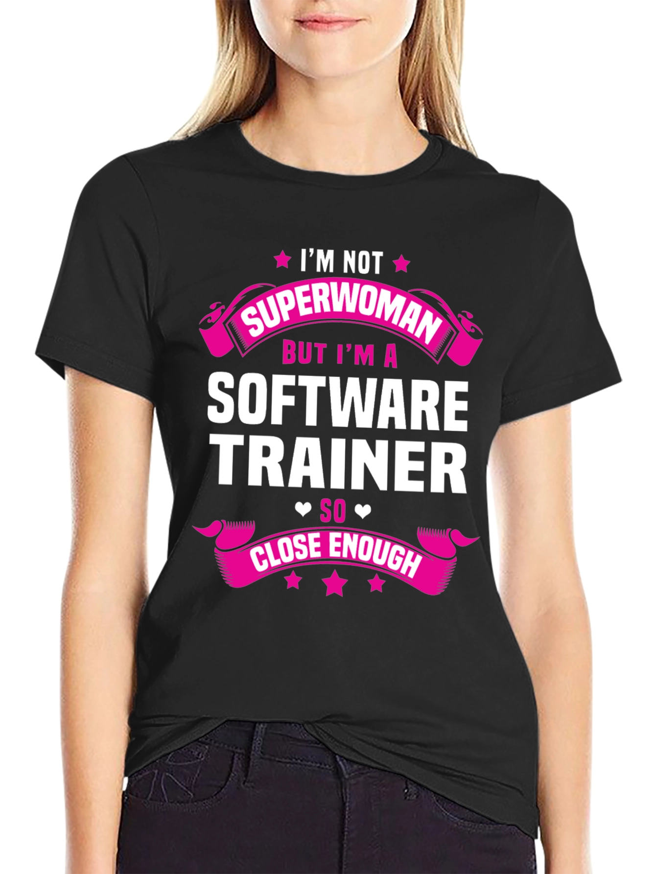 Software Trainer Superwoman Funny T-Shirt