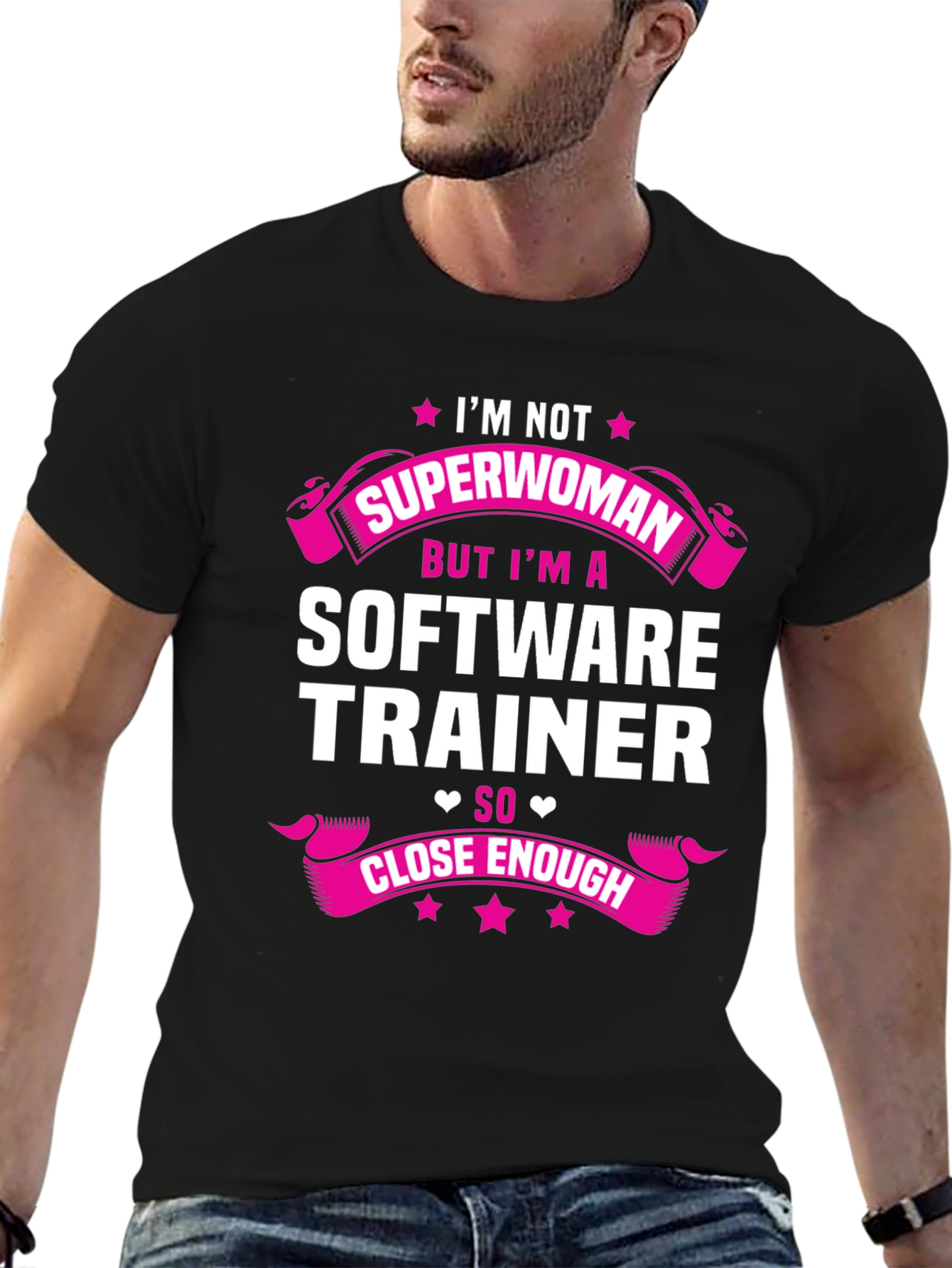 Software Trainer Superwoman Funny T-Shirt