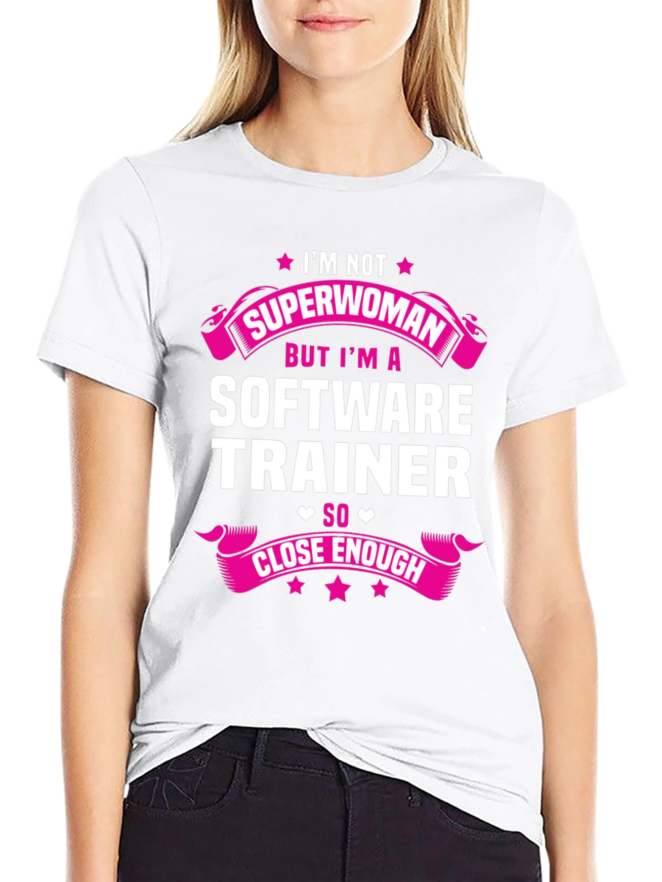 Software Trainer Superwoman Funny T-Shirt