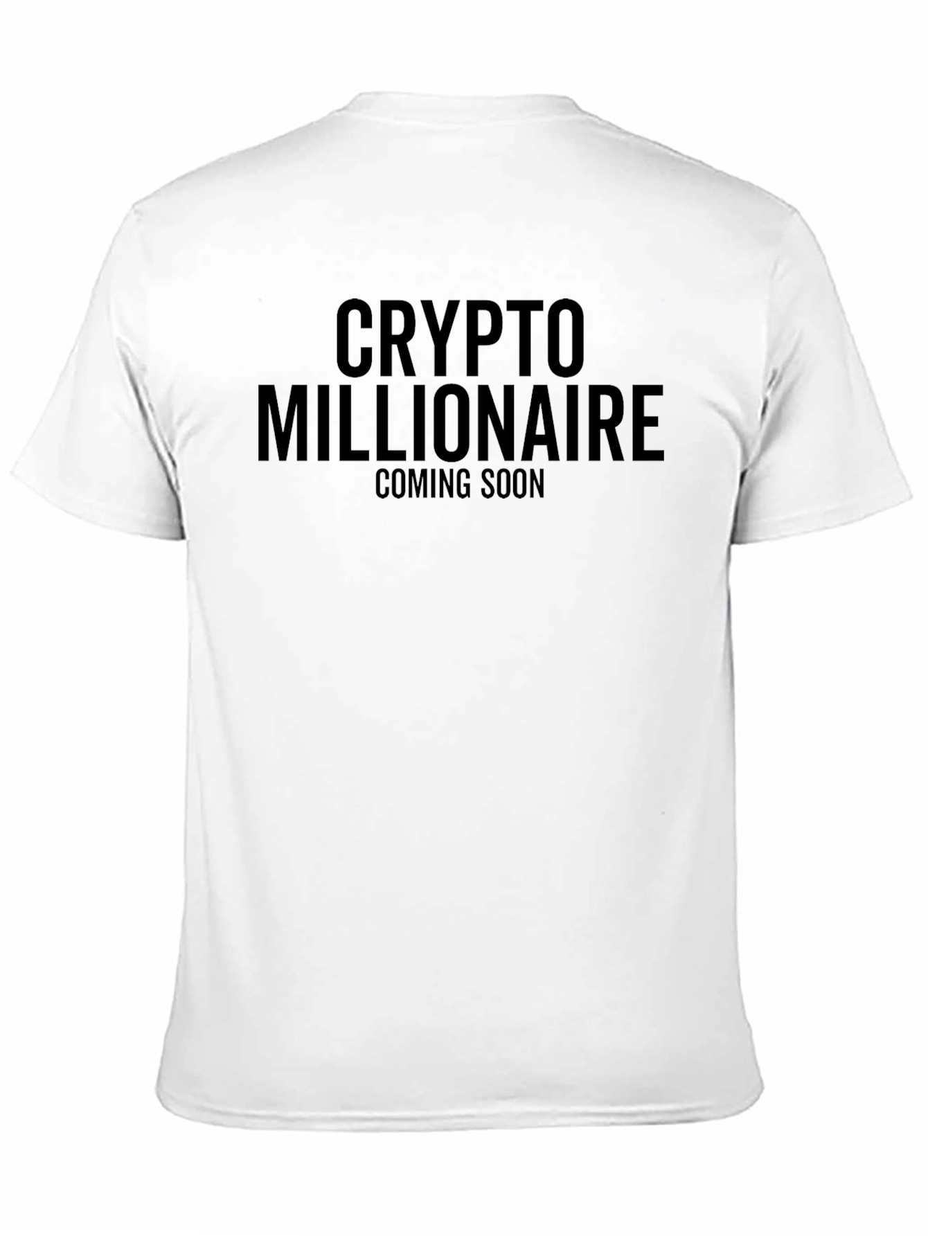 Crypto Millionaire Coming Soon Black T-Shirt