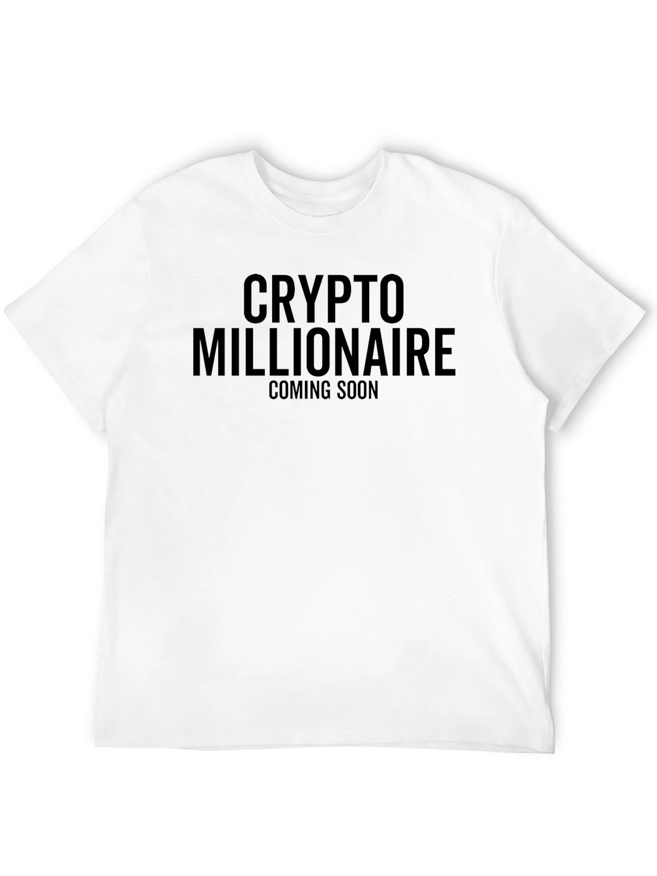 Crypto Millionaire Coming Soon Black T-Shirt