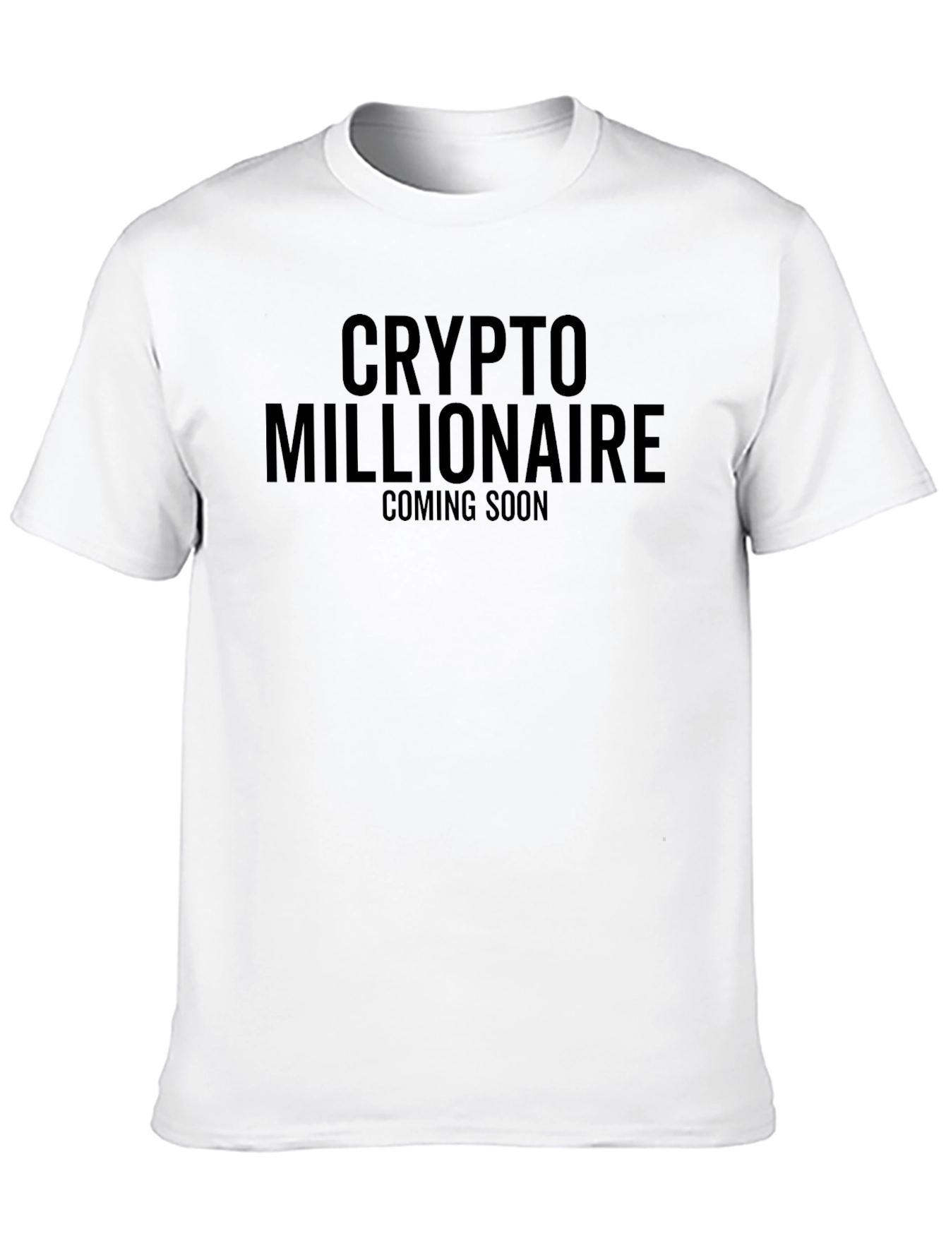 Crypto Millionaire Coming Soon Black T-Shirt