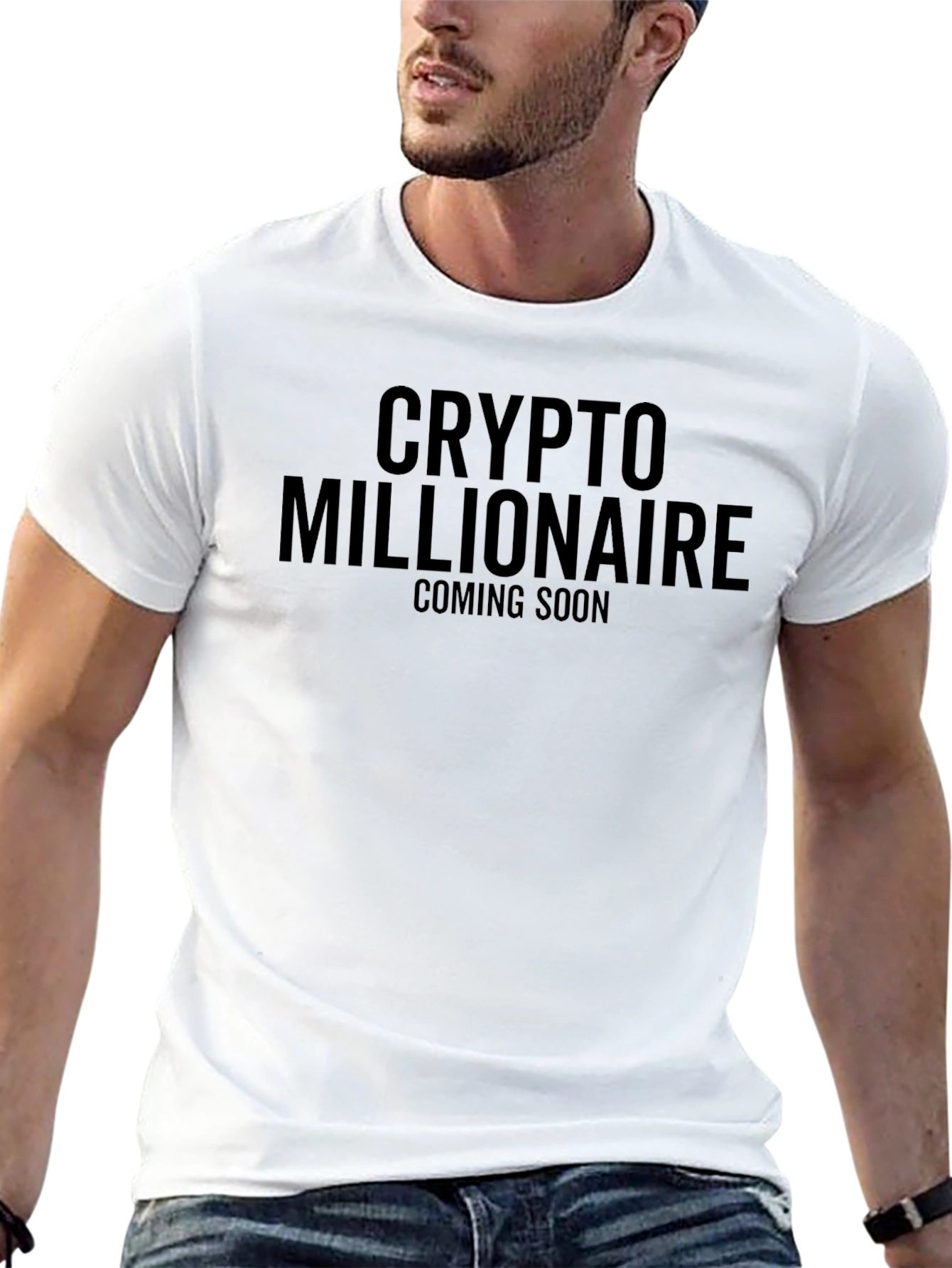Crypto Millionaire Coming Soon Black T-Shirt