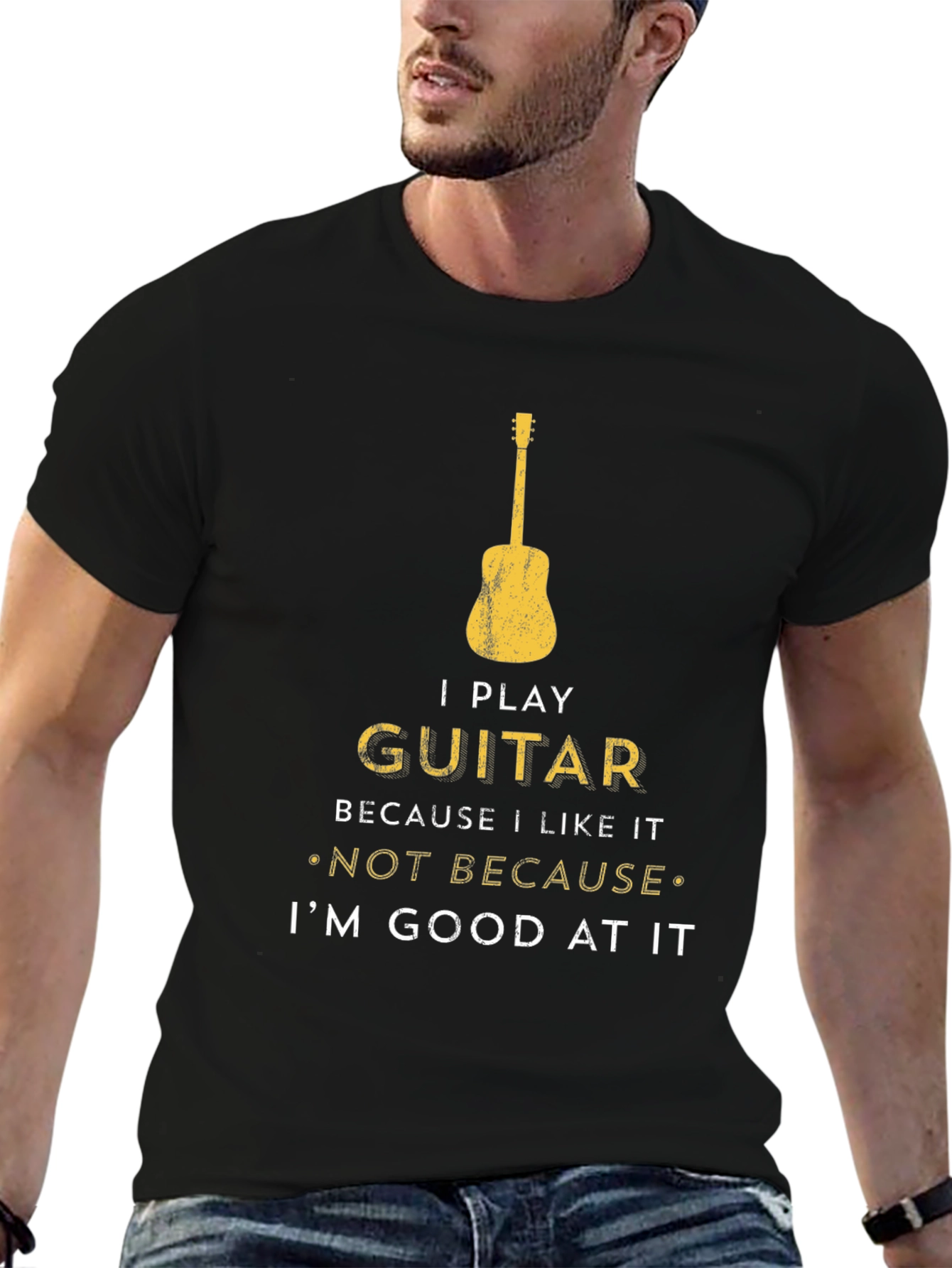 I Play Guitar T-Shirt - Musician Humor Tee