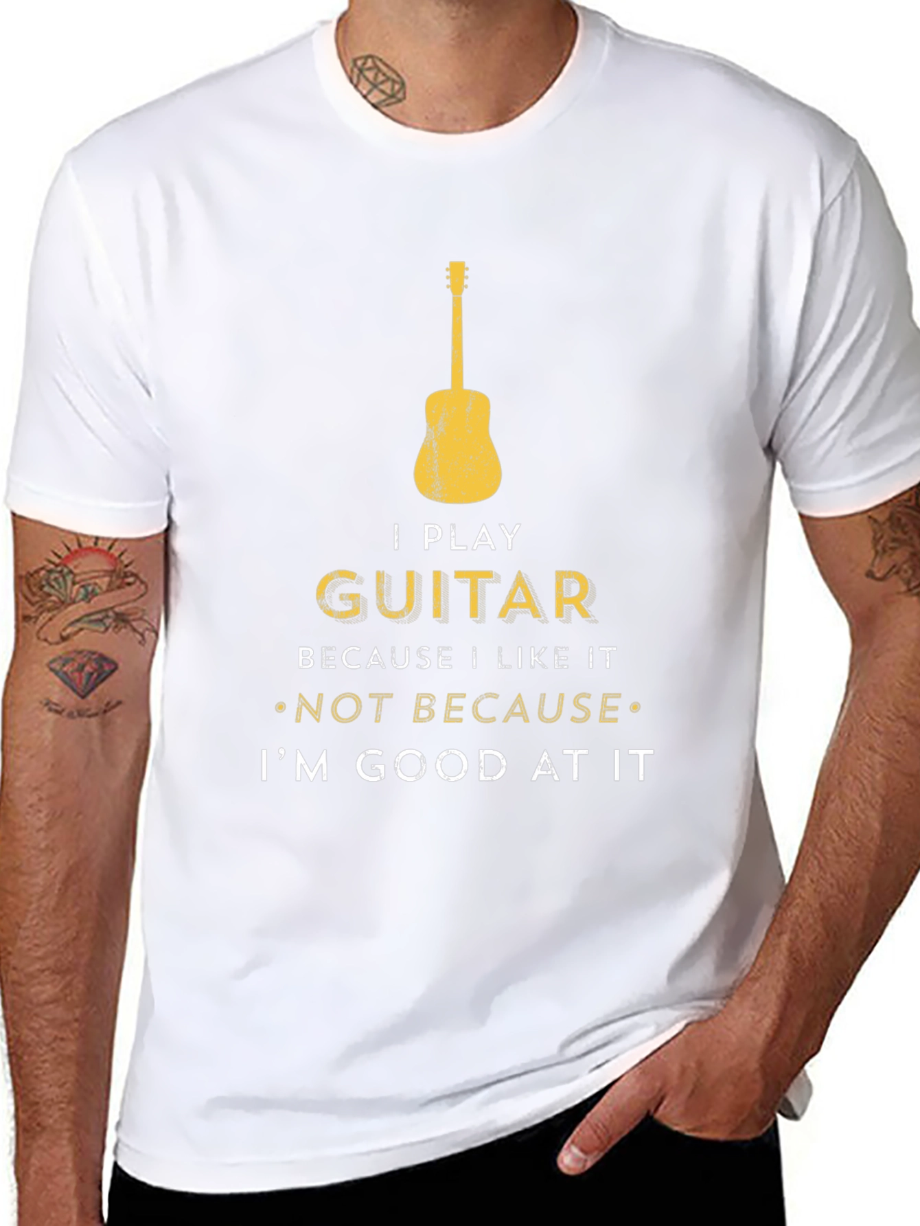 I Play Guitar T-Shirt - Musician Humor Tee
