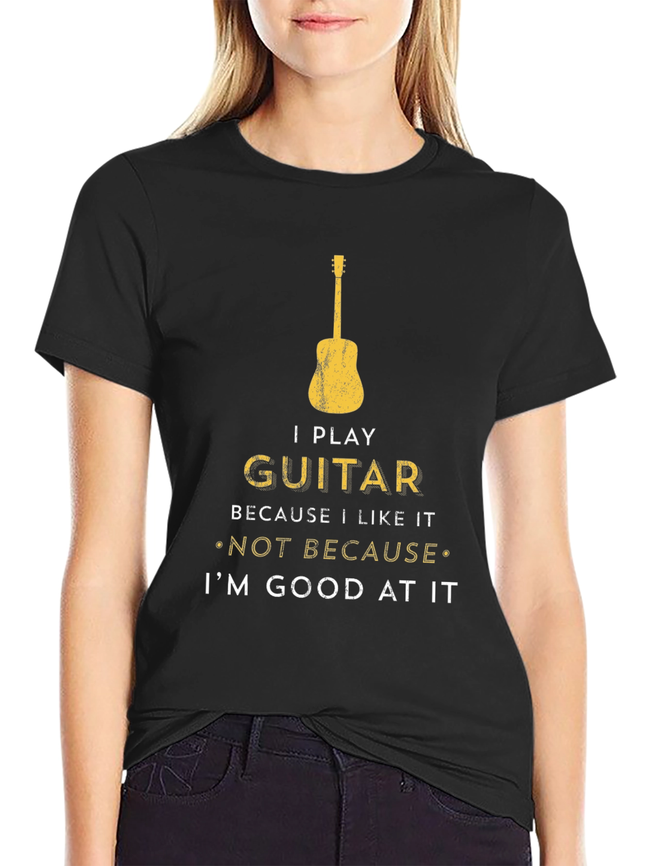 I Play Guitar T-Shirt - Musician Humor Tee