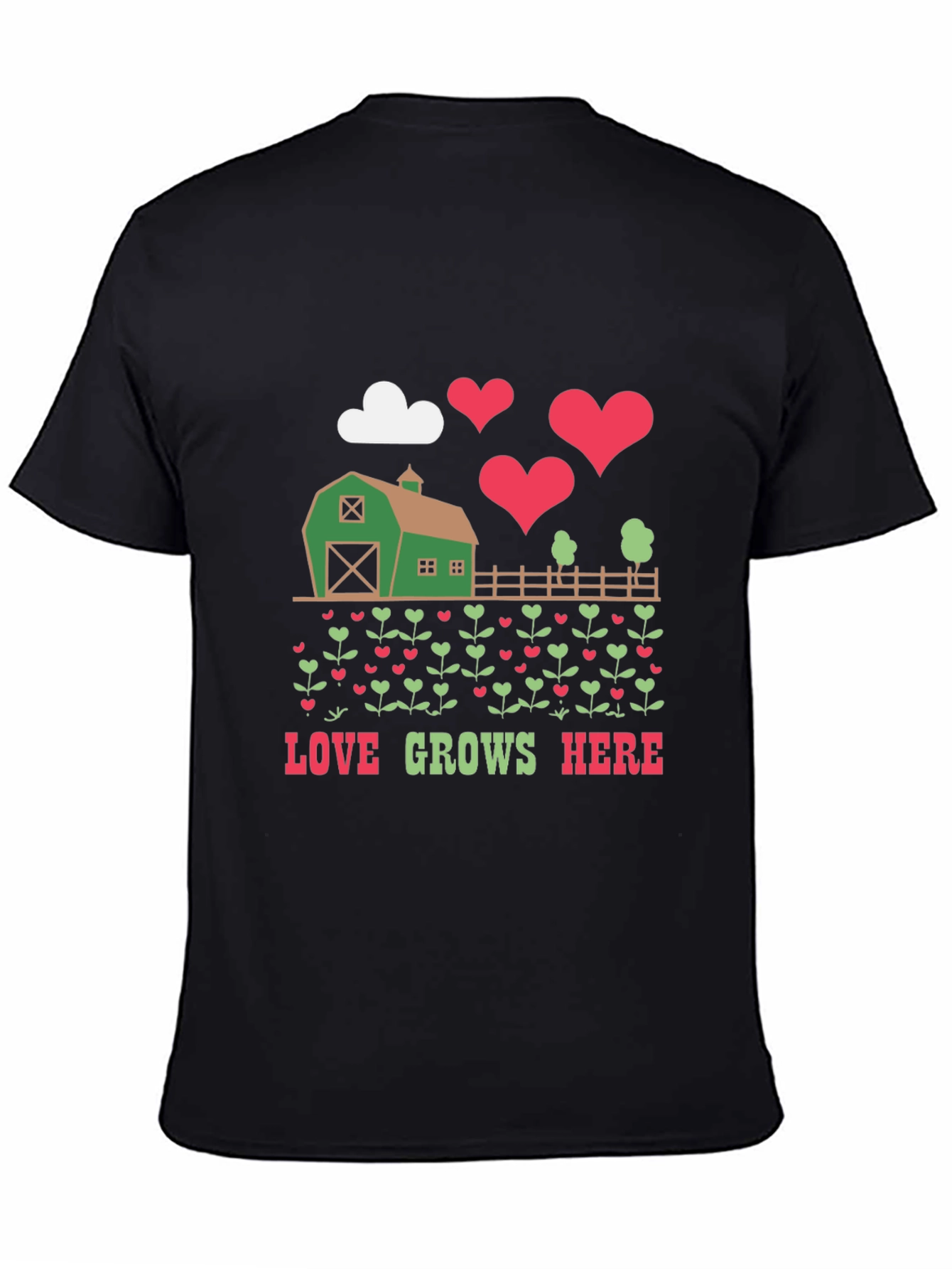 Love Grows Here Graphic T-Shirt