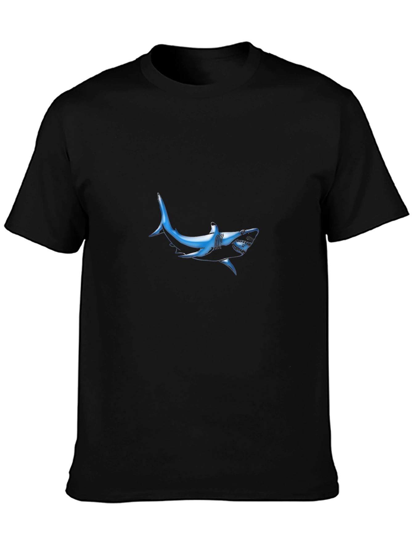 Shark Graphic Tee - Cool Blue Design