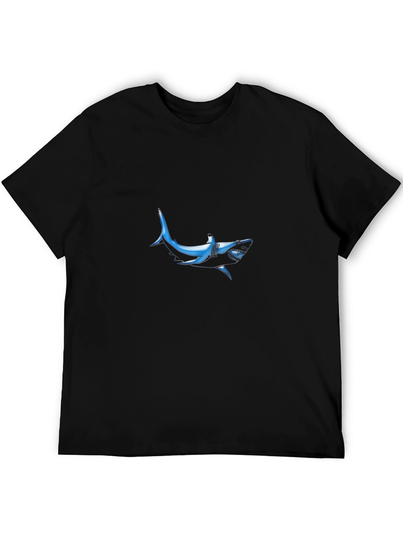 Shark Graphic Tee - Cool Blue Design