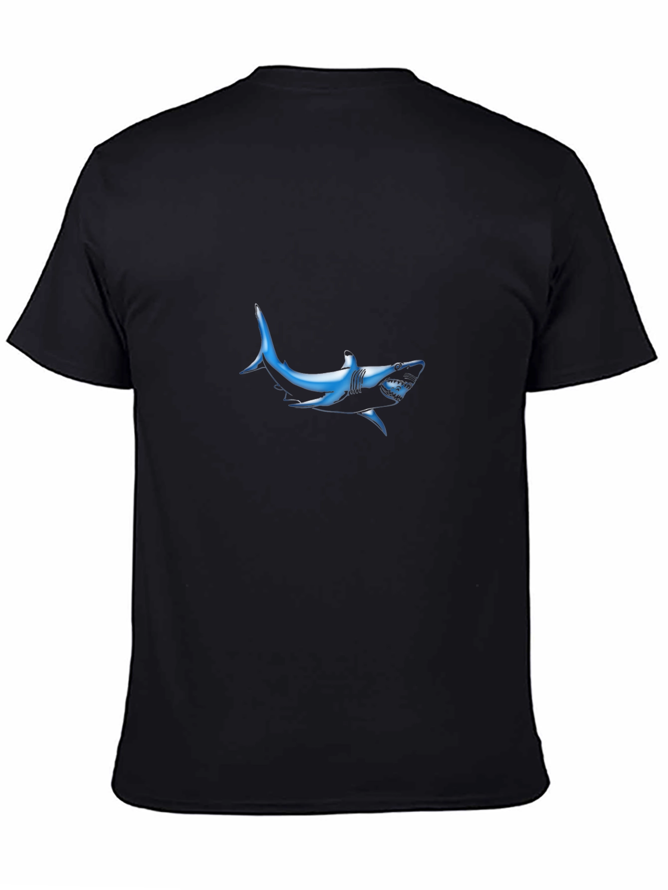 Shark Graphic Tee - Cool Blue Design