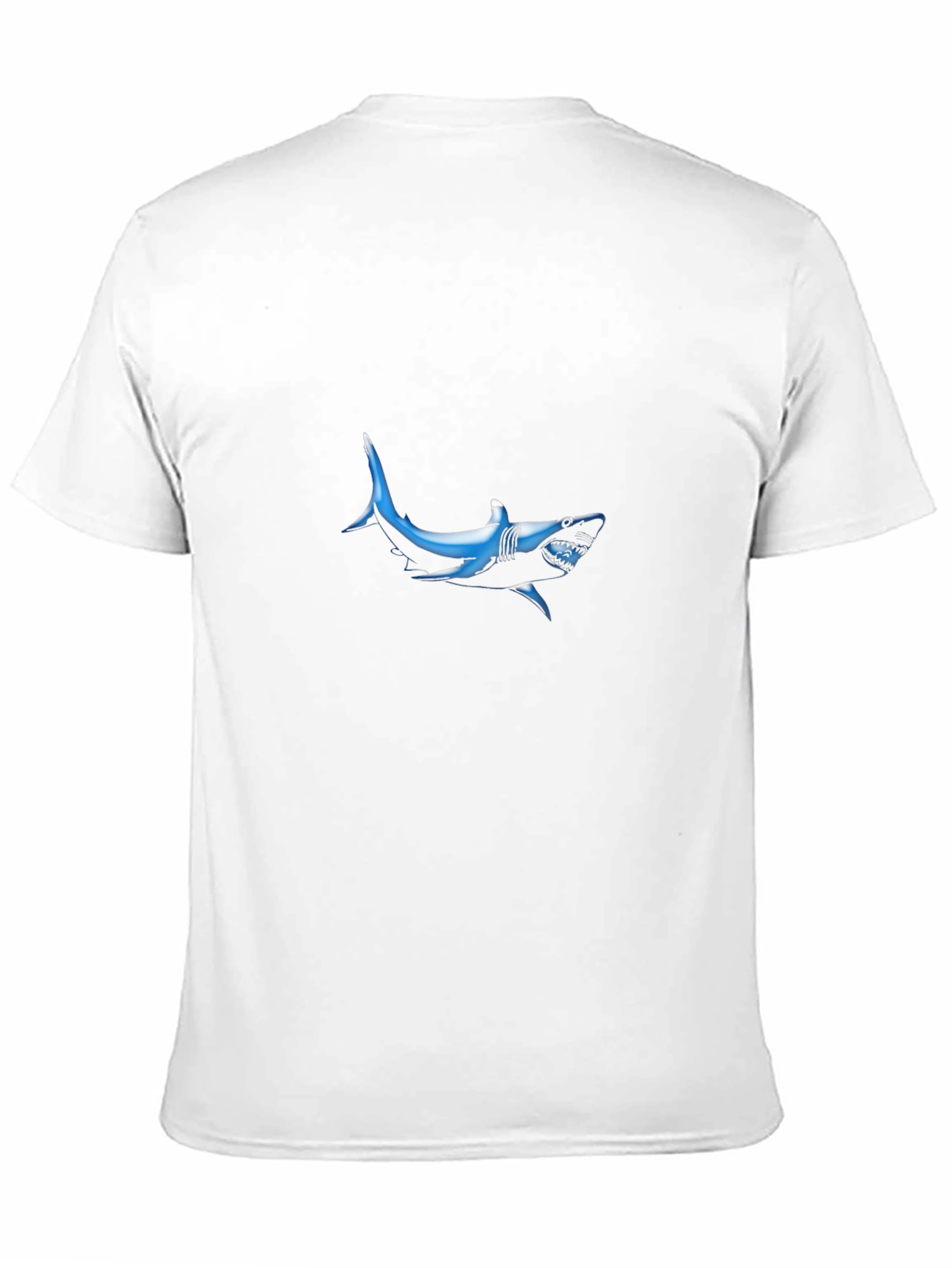Shark Graphic Tee - Cool Blue Design