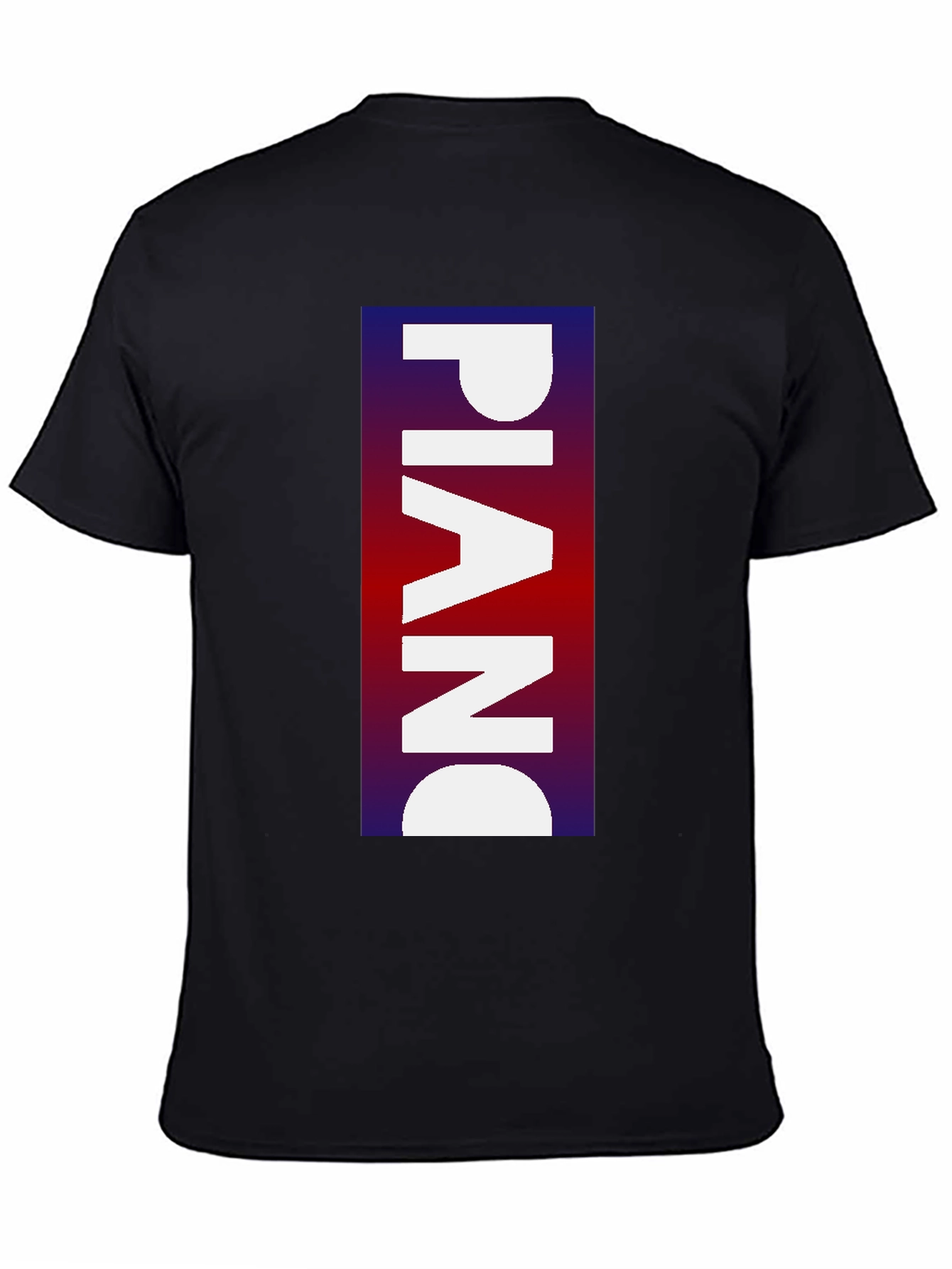 Piano Graphic Tee - Music Lover T-Shirt