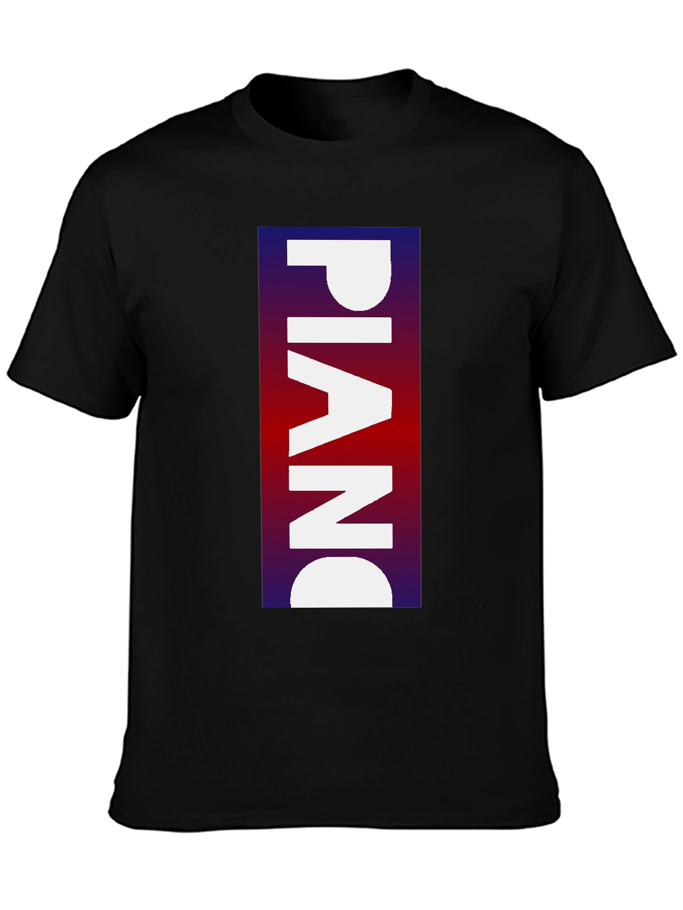 Piano Graphic Tee - Music Lover T-Shirt