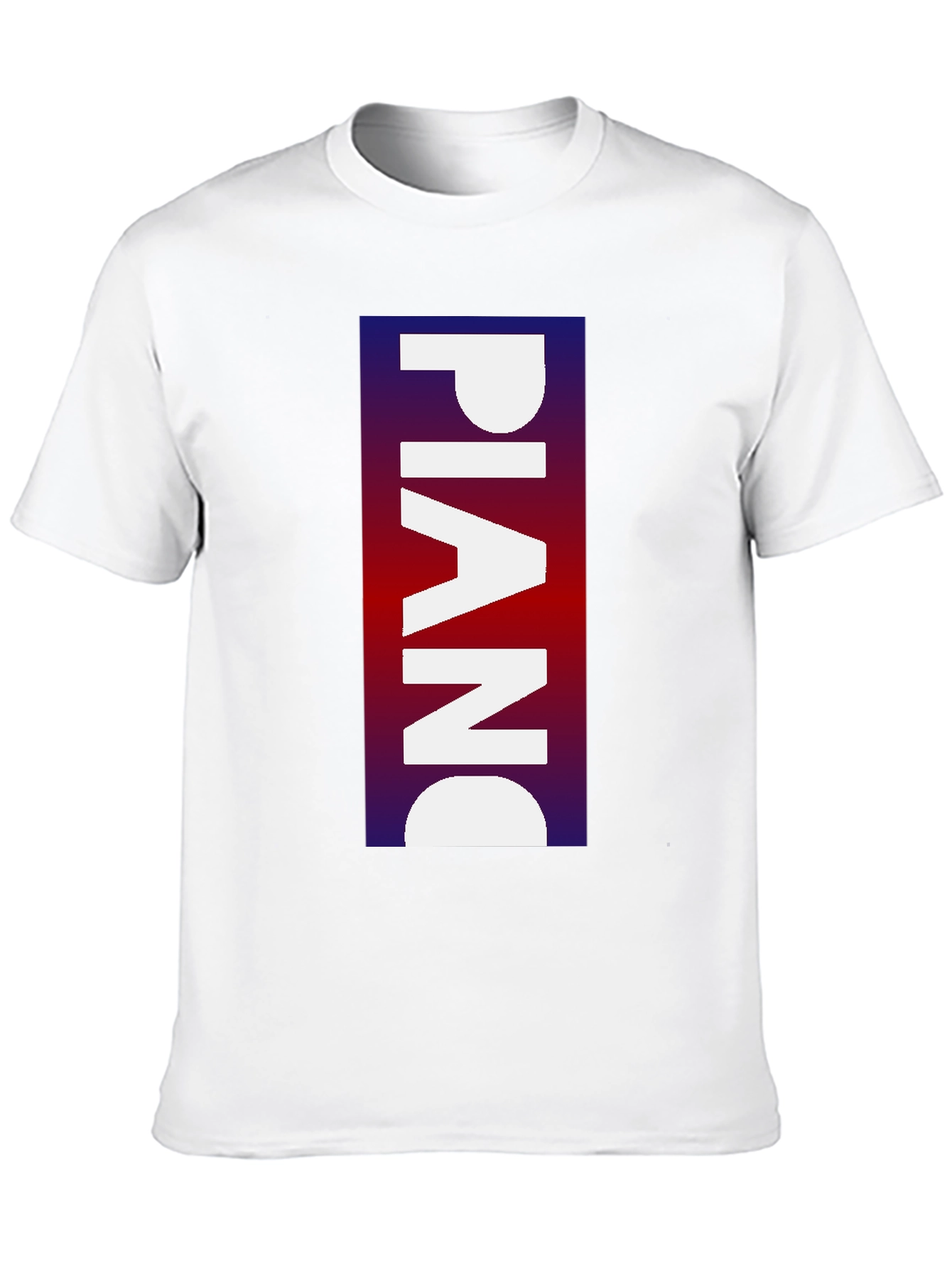 Piano Graphic Tee - Music Lover T-Shirt