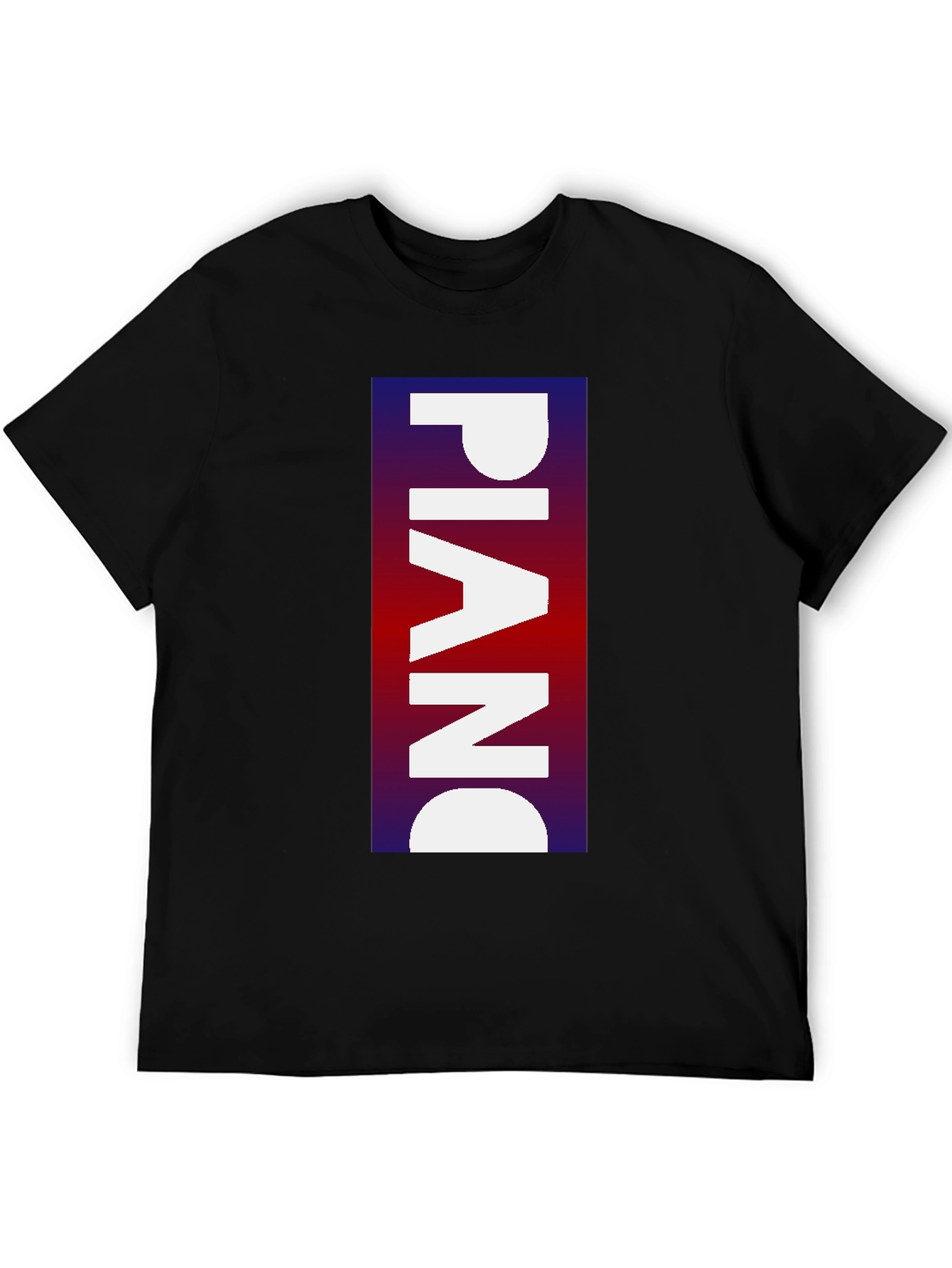 Piano Graphic Tee - Music Lover T-Shirt