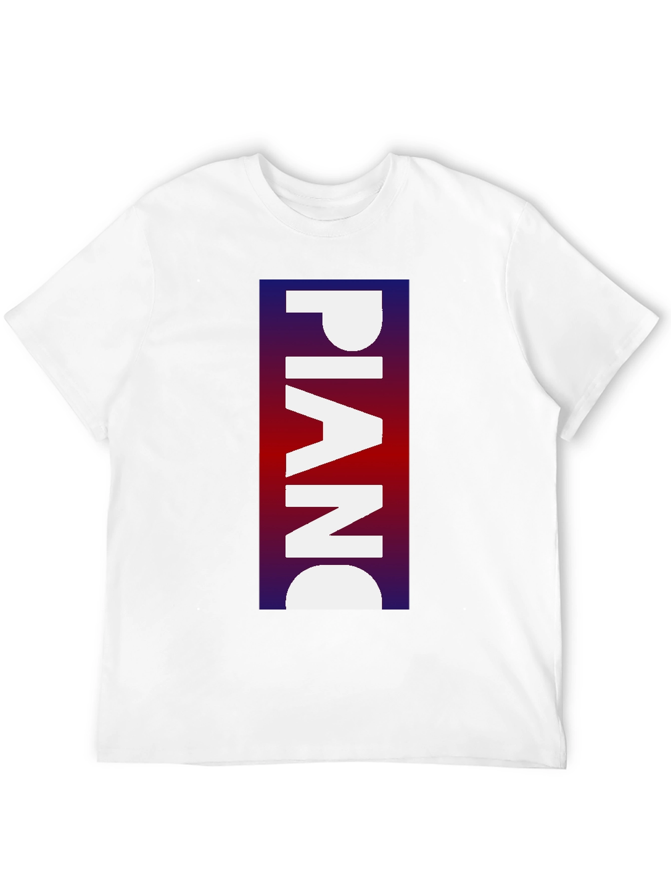 Piano Graphic Tee - Music Lover T-Shirt