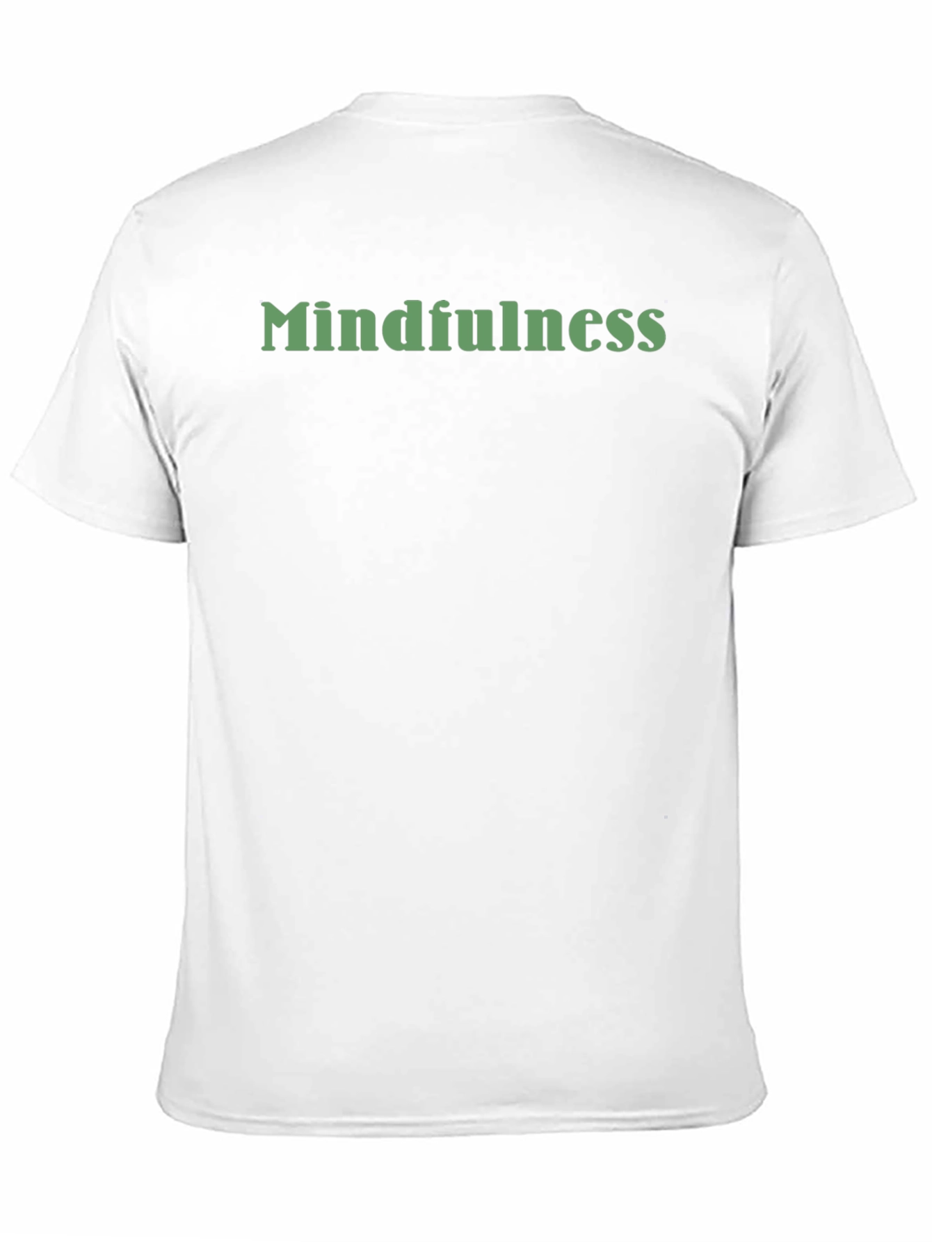Mindfulness Graphic Print Crew Neck T-Shirt
