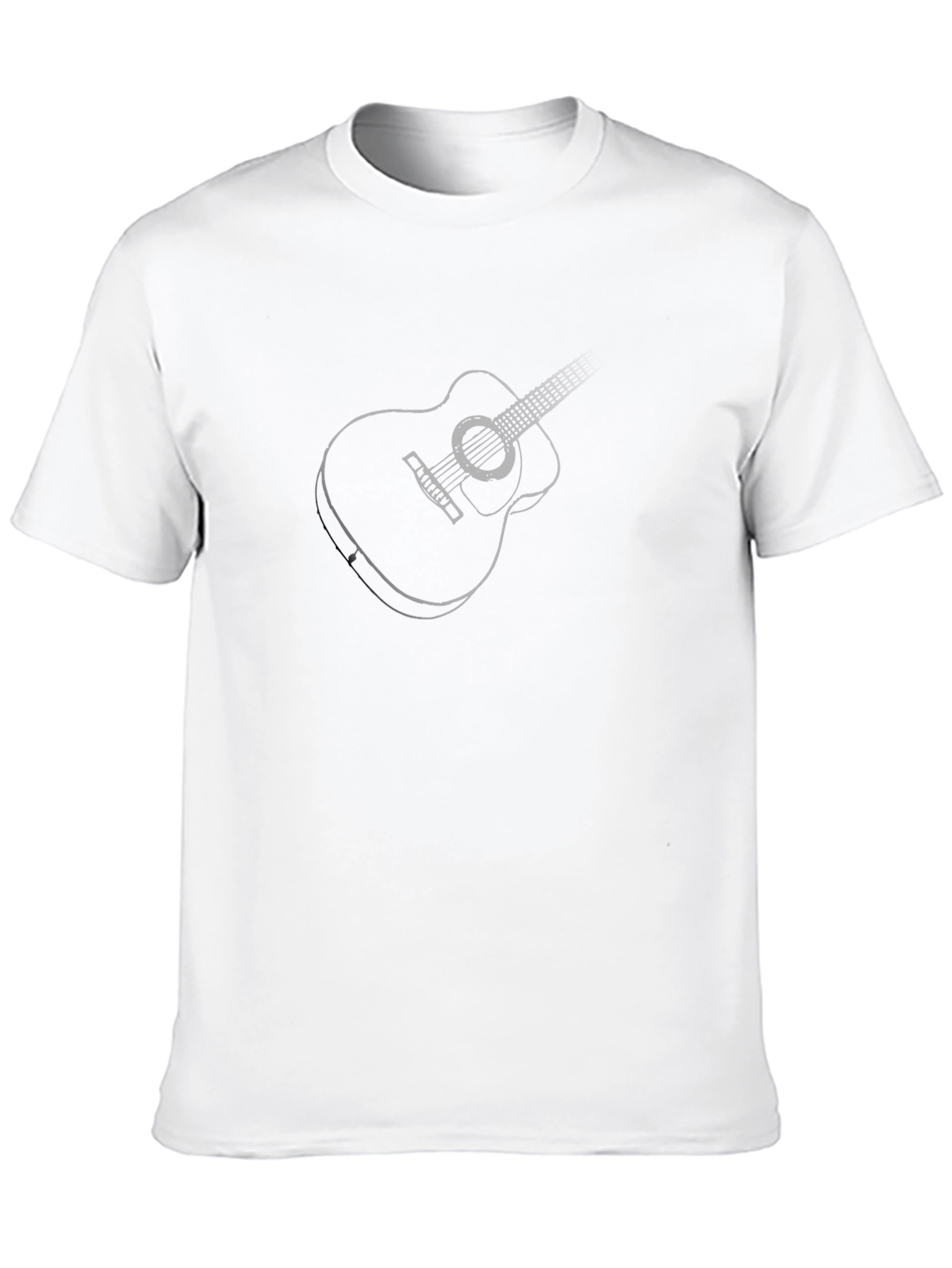 Acoustic Guitar Graphic Tee - Stylish & Comfortable