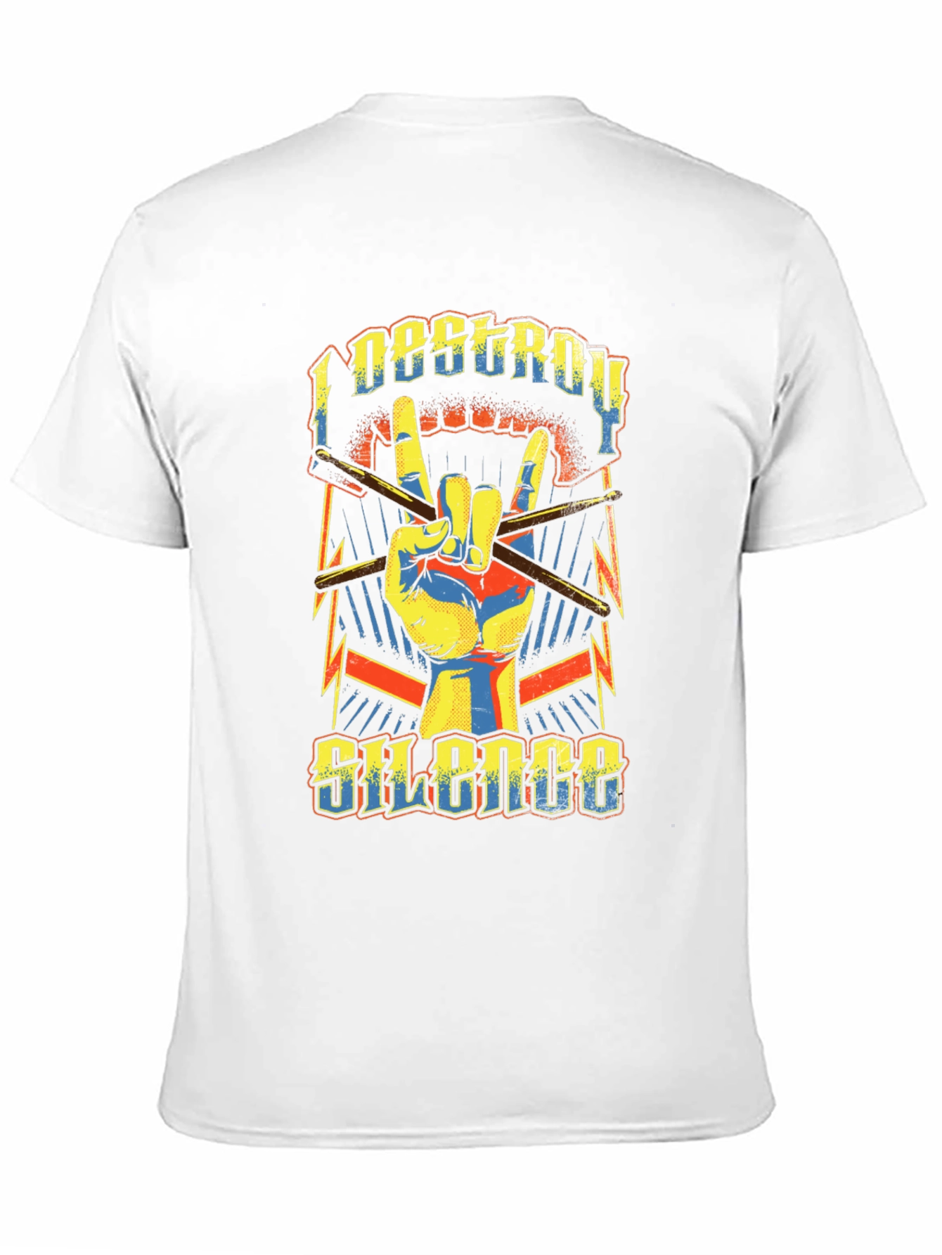 I Destroy Silence Graphic Print Tee