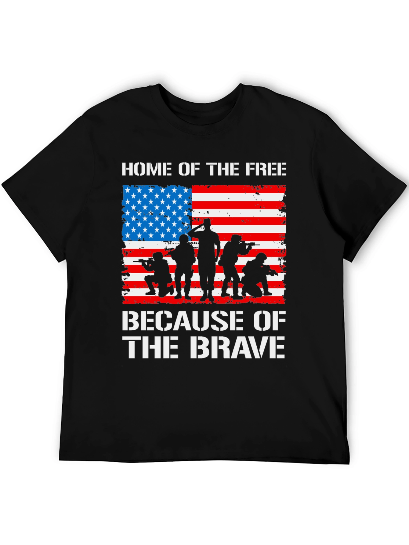 Home of the Free Because of the Brave T-Shirt