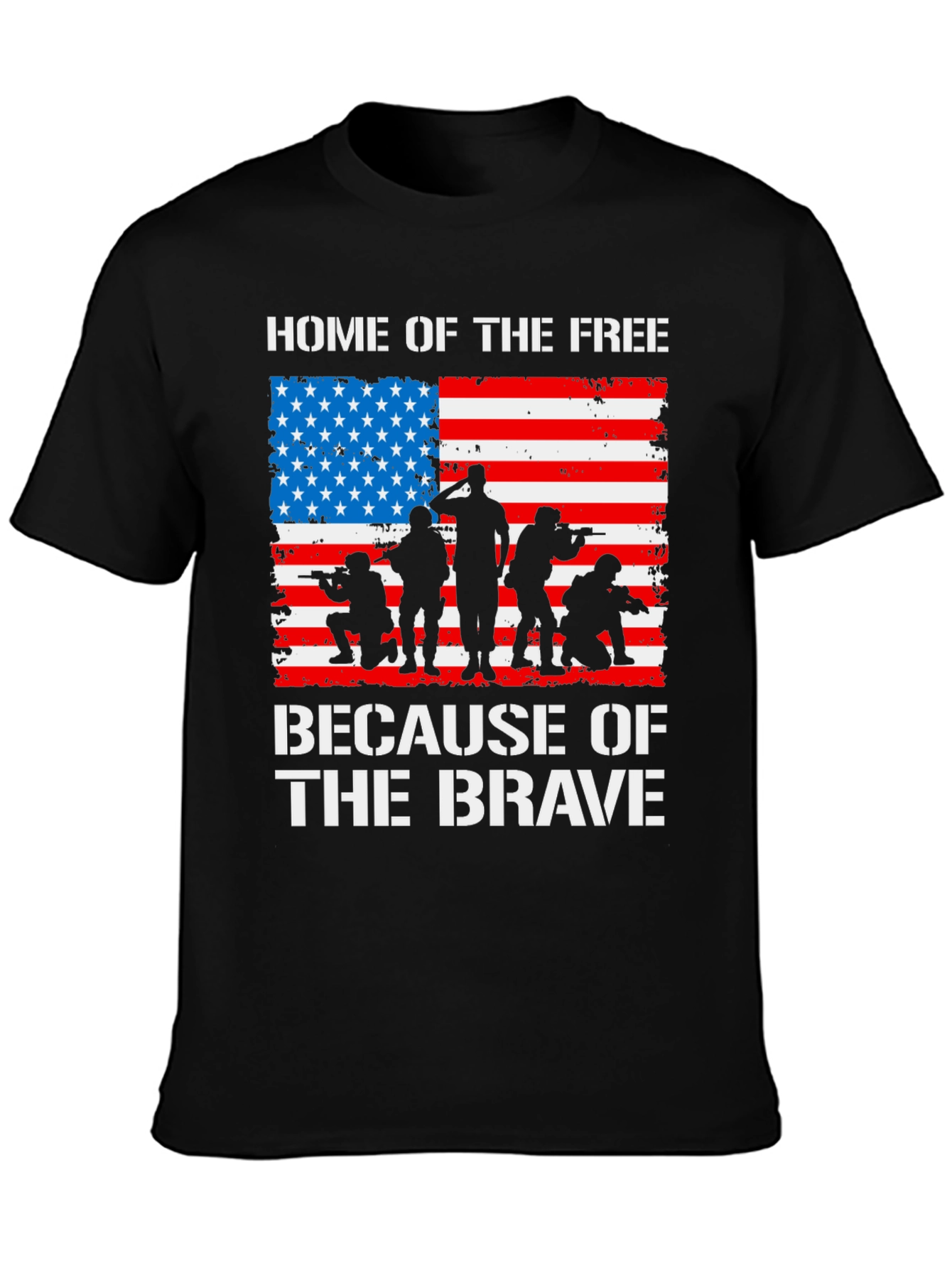 Home of the Free Because of the Brave T-Shirt