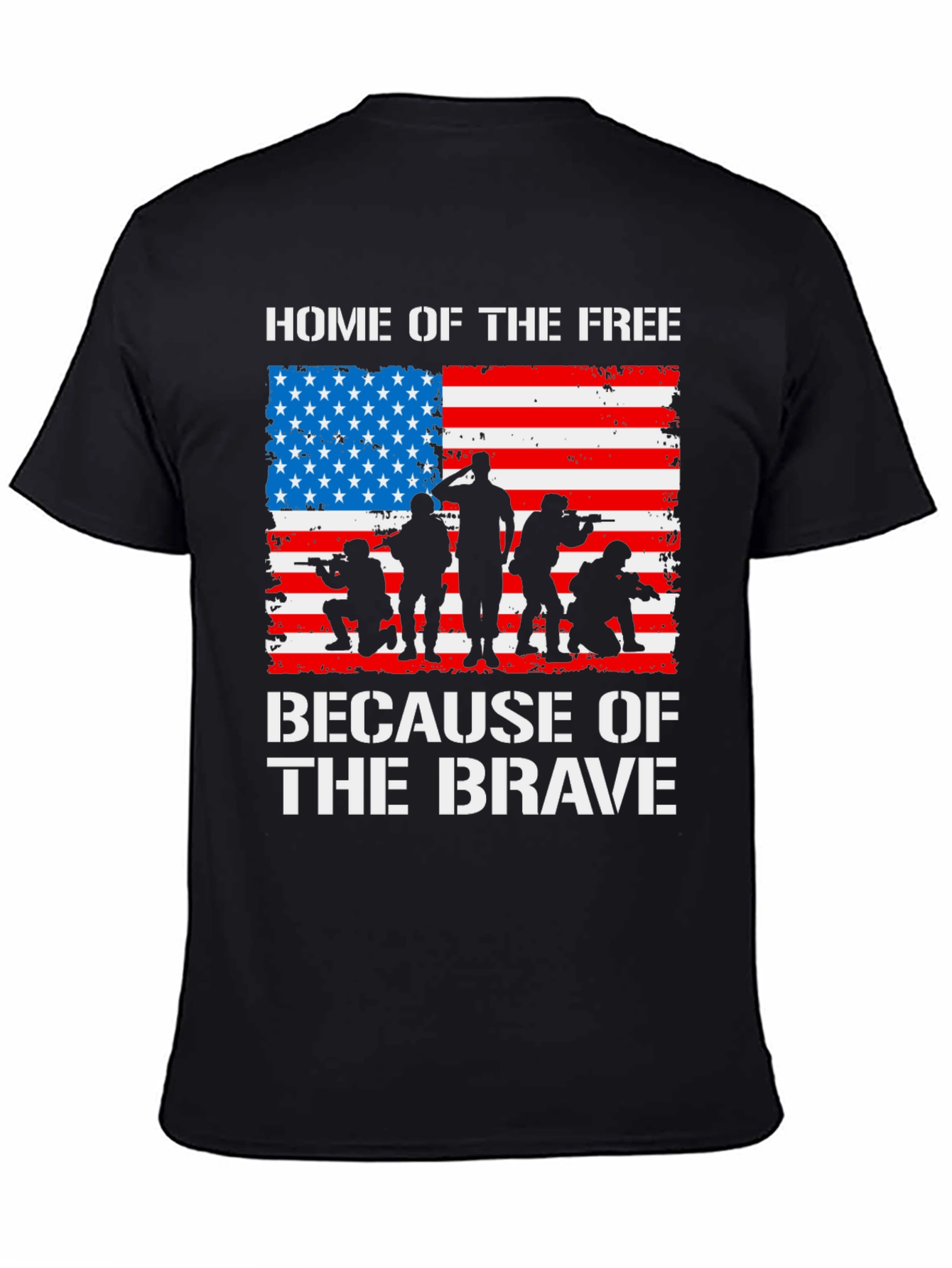 Home of the Free Because of the Brave T-Shirt