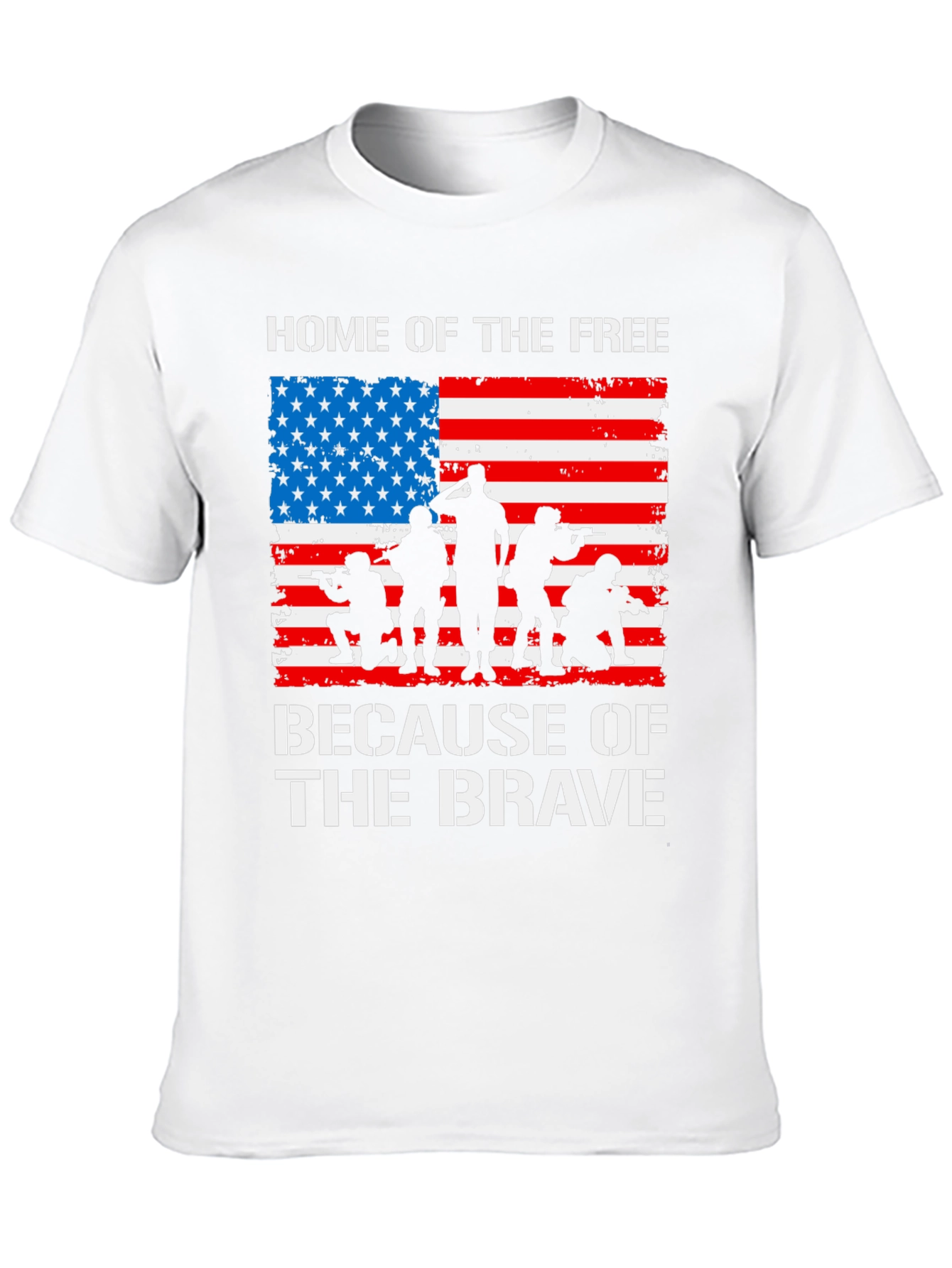 Home of the Free Because of the Brave T-Shirt