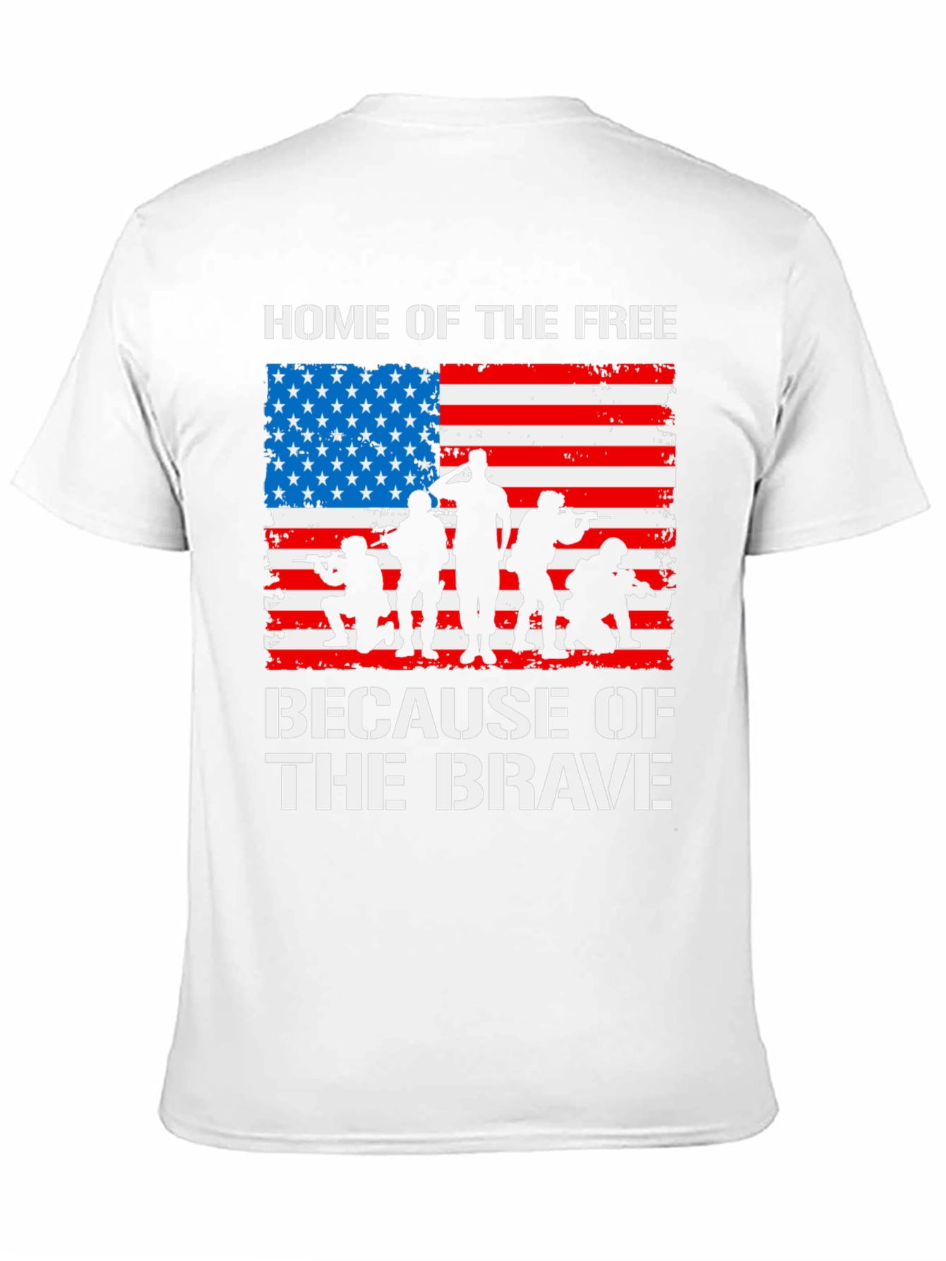 Home of the Free Because of the Brave T-Shirt