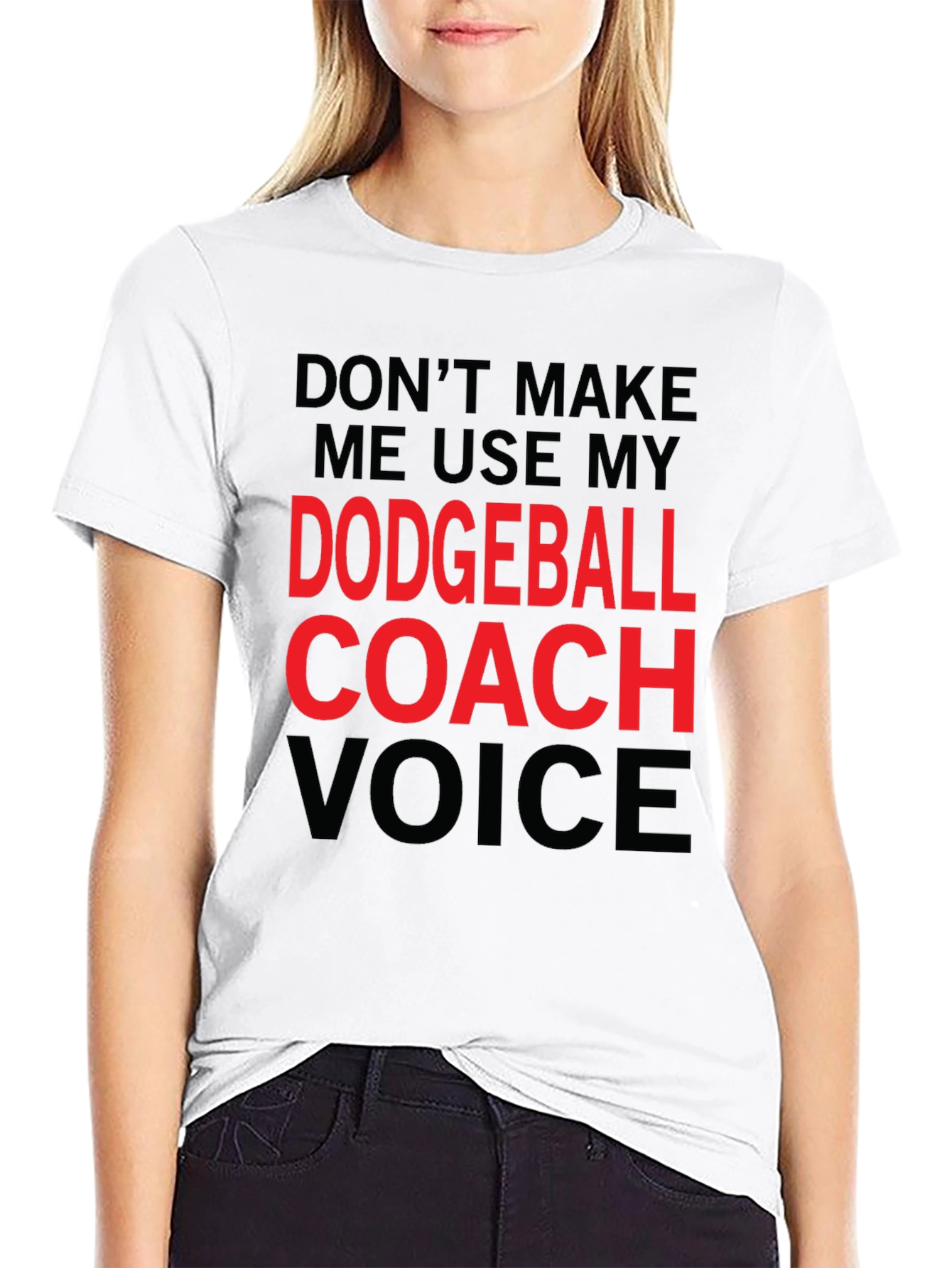 Dodgeball Coach Voice Graphic T-Shirt