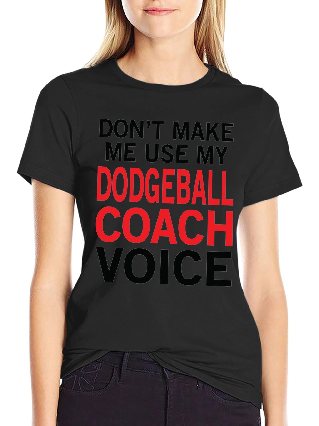 Dodgeball Coach Voice Graphic T-Shirt