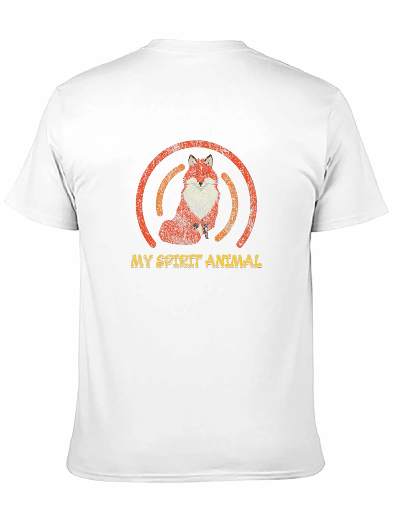 Fox Spirit Animal Graphic T-Shirt - Unisex Black Tee
