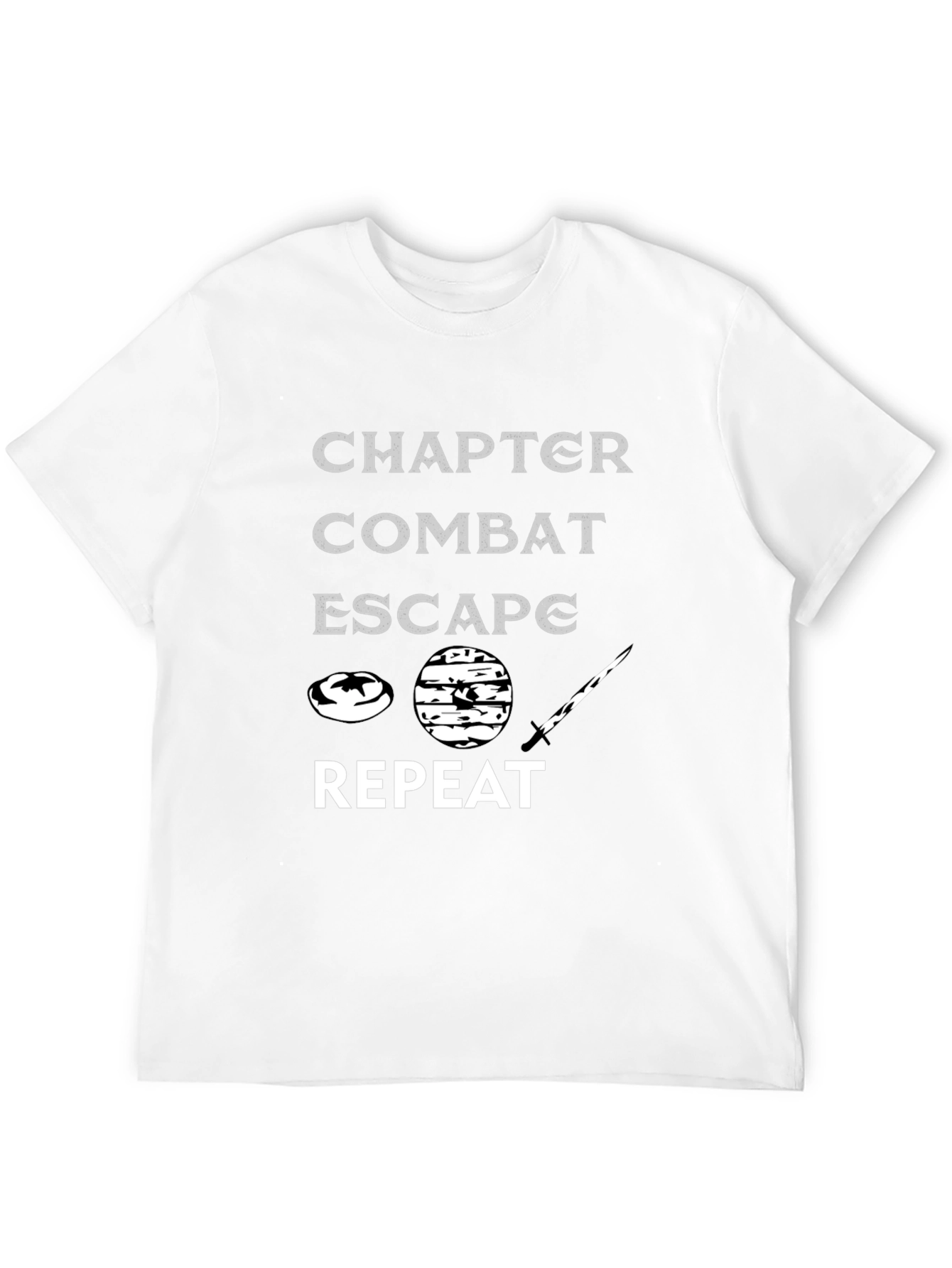 Chapter Combat Escape Repeat T-Shirt - Gamer Tee