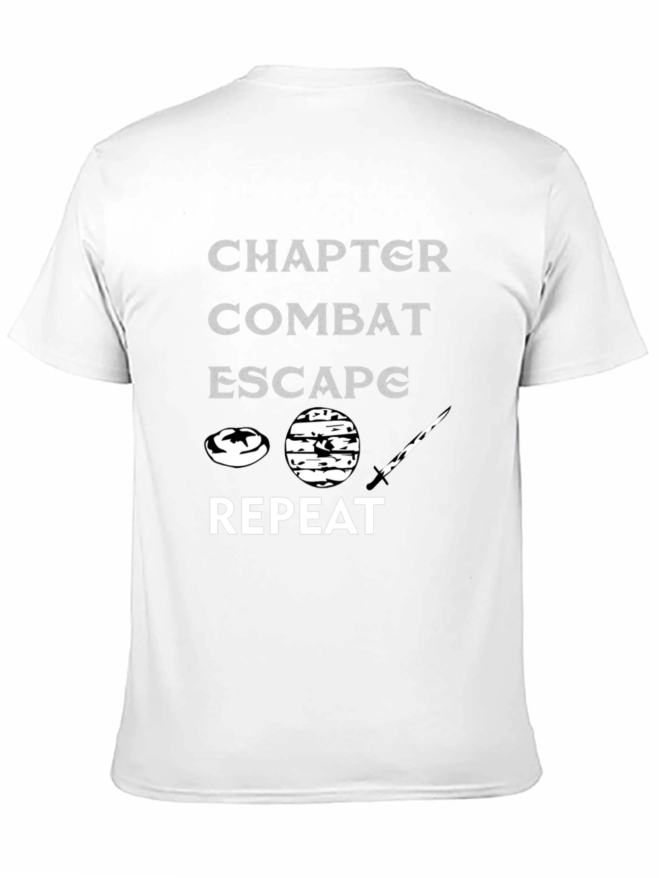 Chapter Combat Escape Repeat T-Shirt - Gamer Tee