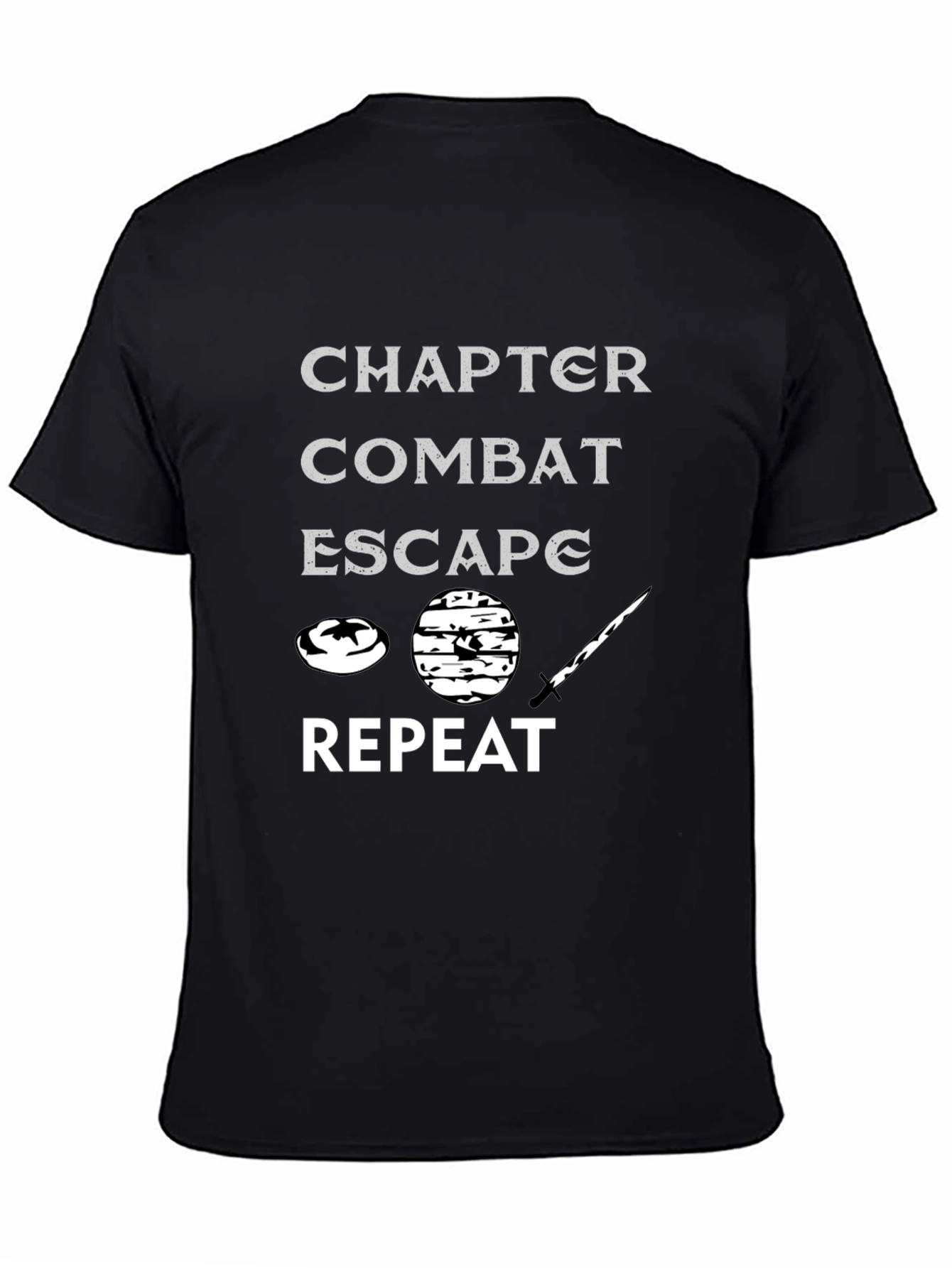 Chapter Combat Escape Repeat T-Shirt - Gamer Tee
