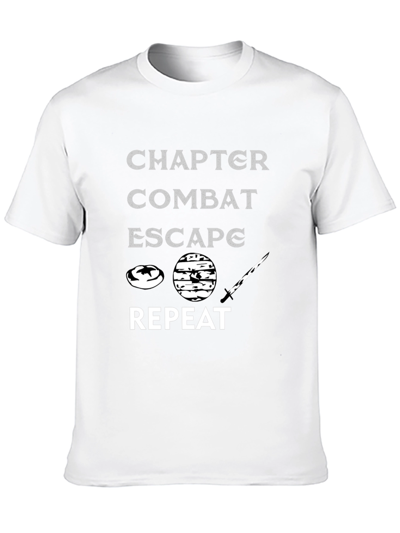 Chapter Combat Escape Repeat T-Shirt - Gamer Tee