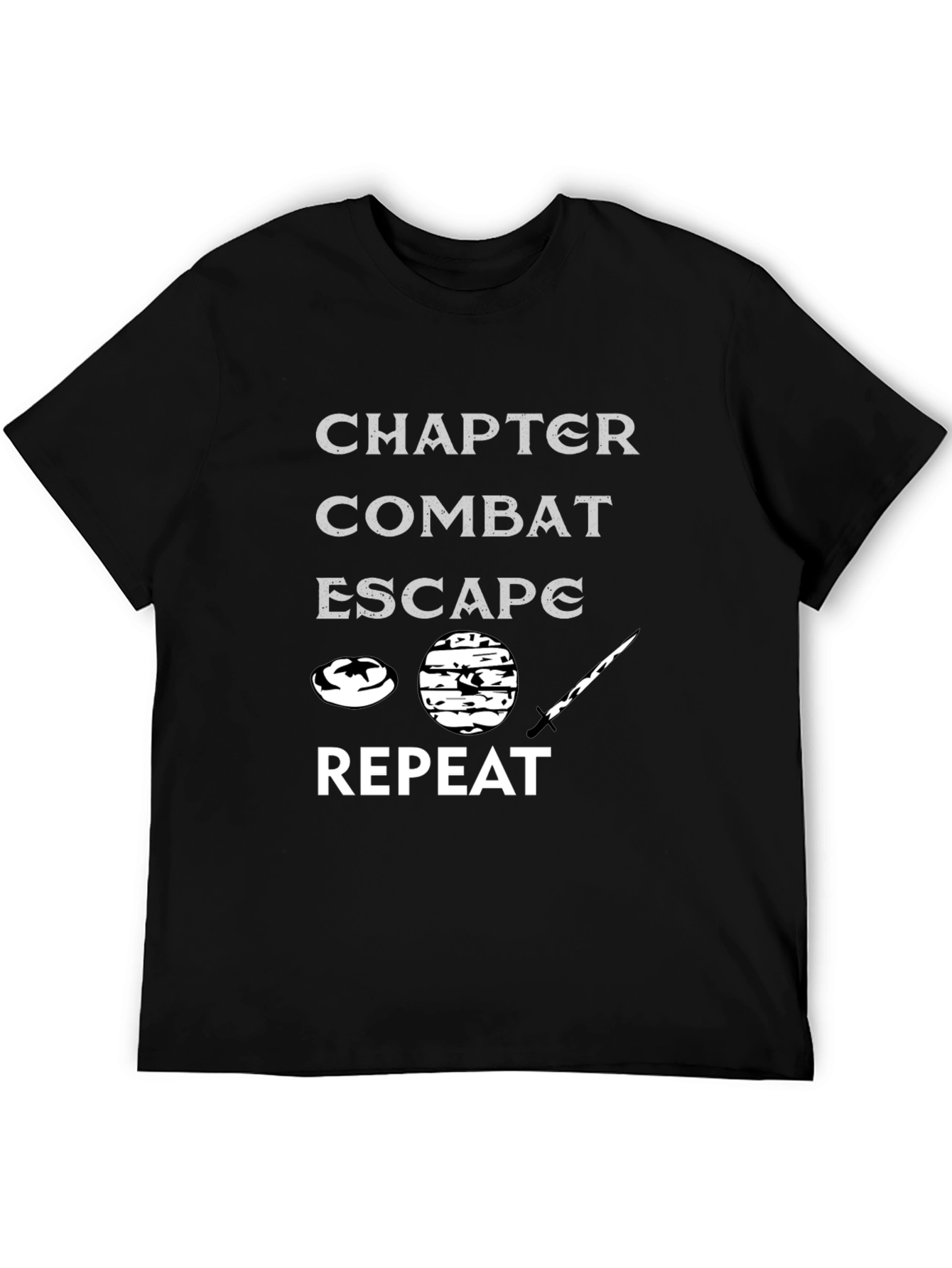 Chapter Combat Escape Repeat T-Shirt - Gamer Tee