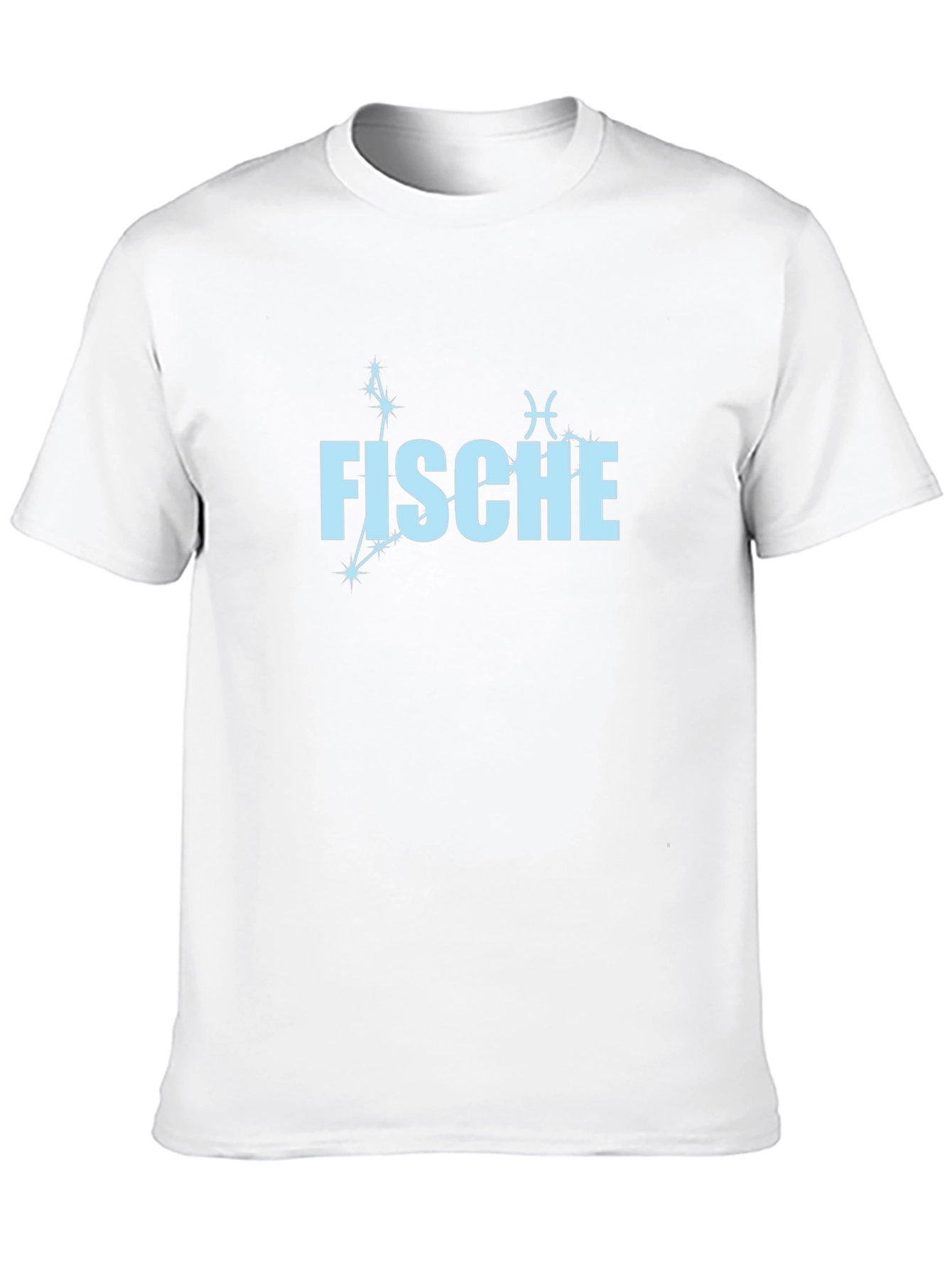 Fische Zodiac Black Graphic T-Shirt