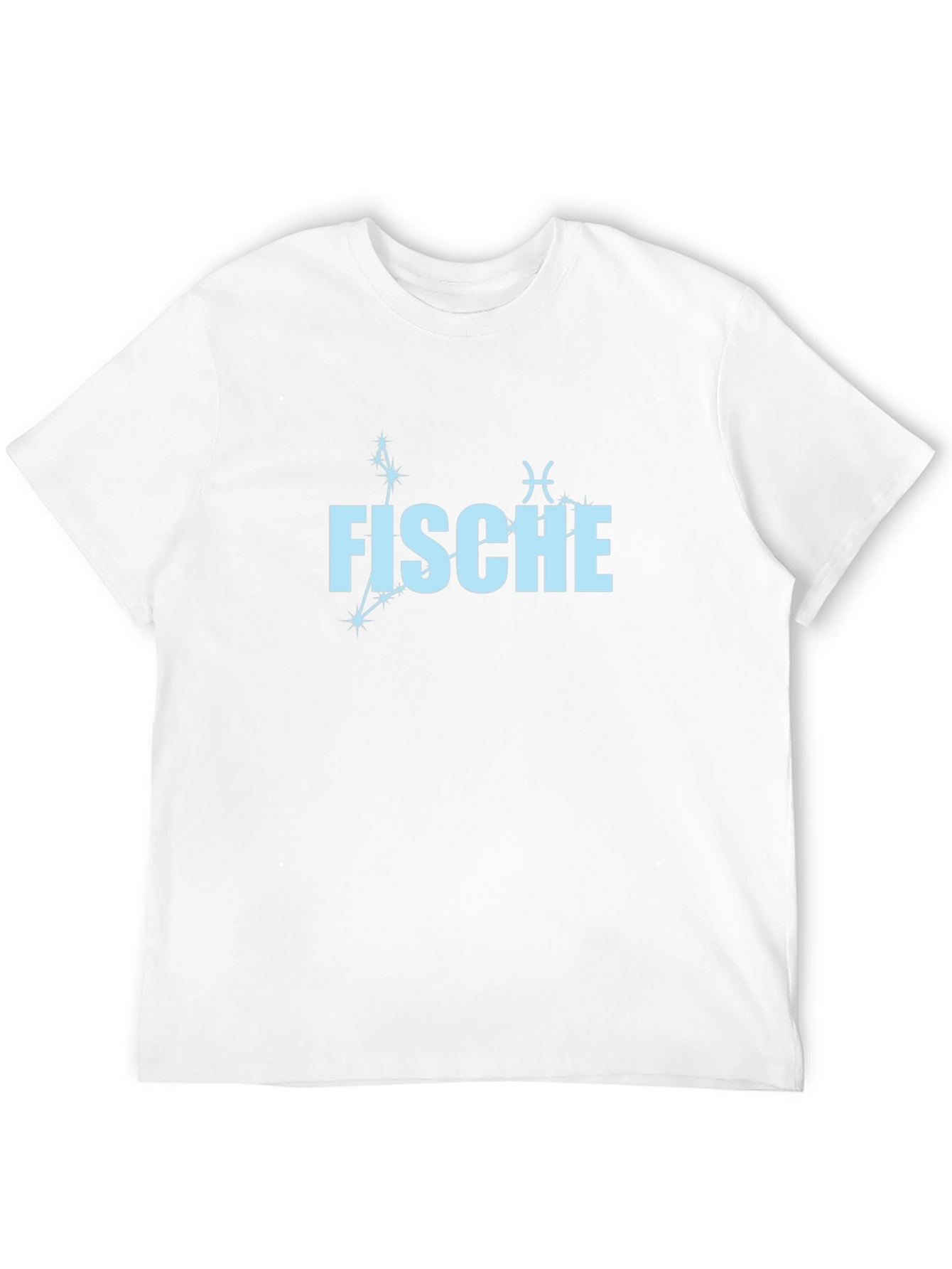 Fische Zodiac Black Graphic T-Shirt