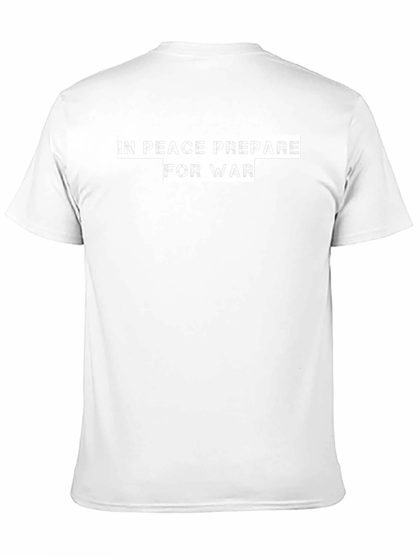 In Peace Prepare For War Black T-Shirt
