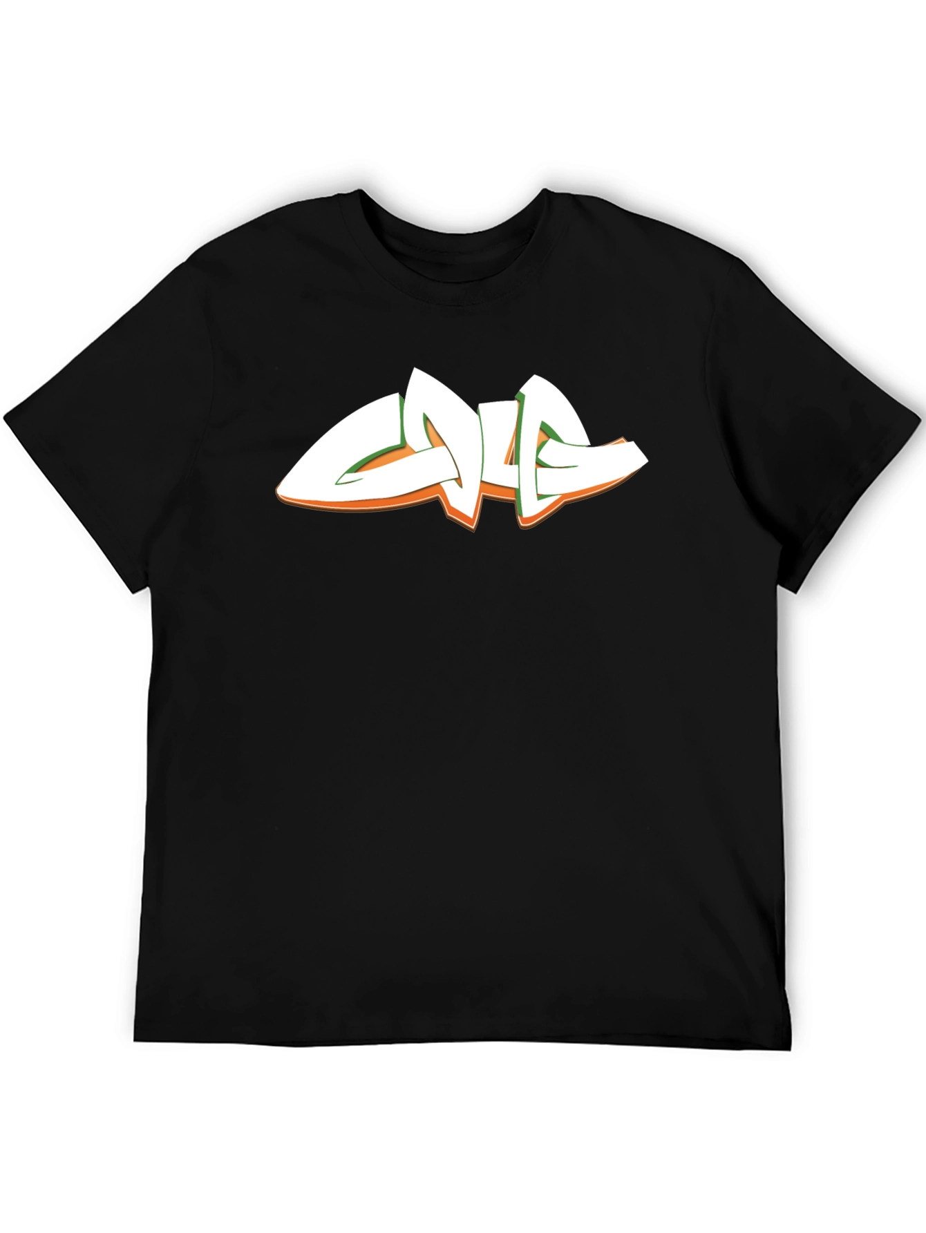 Cool Graphic T-Shirt - Black Crew Neck Tee